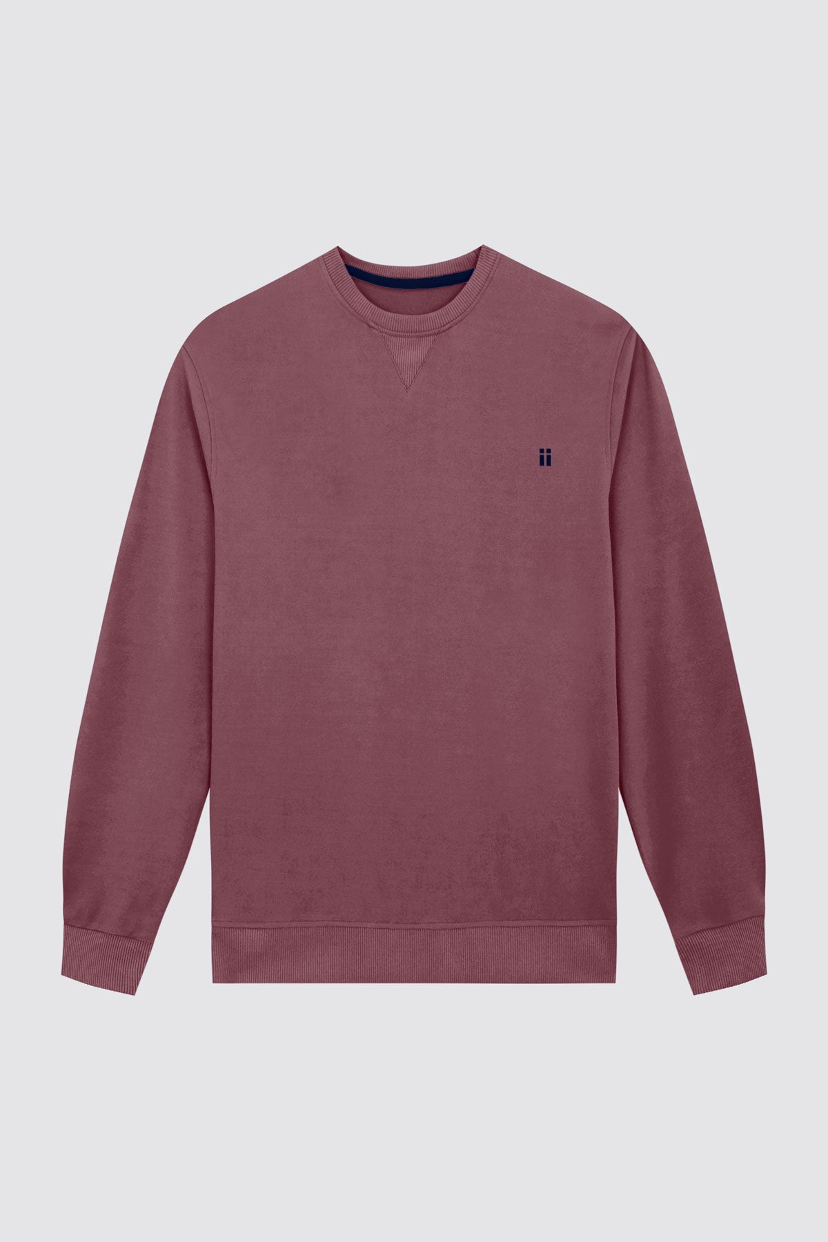 Sudadera Pique Granate