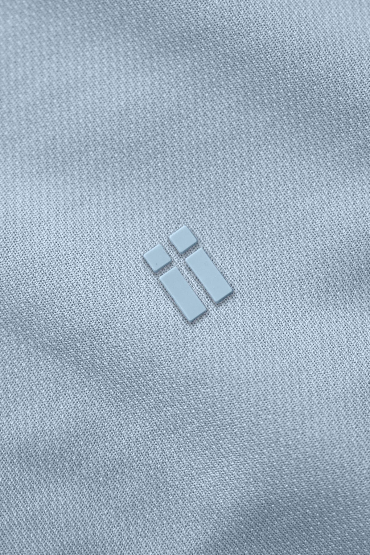 camisa celeste hombre regular logo