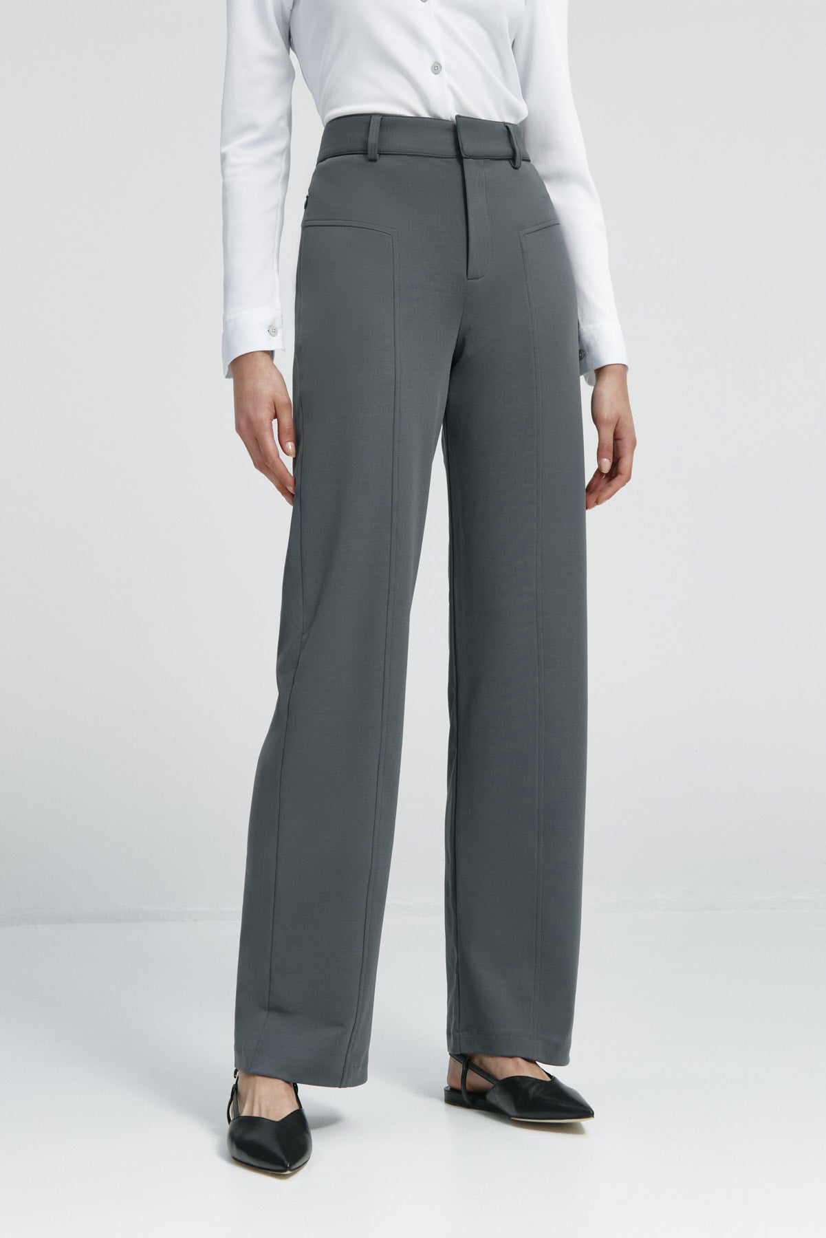 Pantalon Mujer Gris Comodidad y Estilo Envio Gratis Sepiia