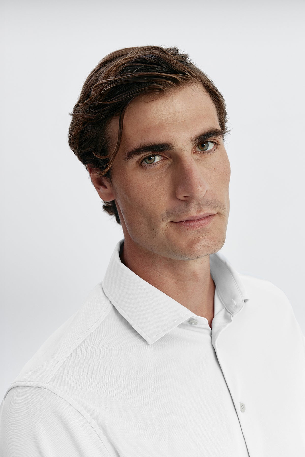 Camisa social masculina branca normal