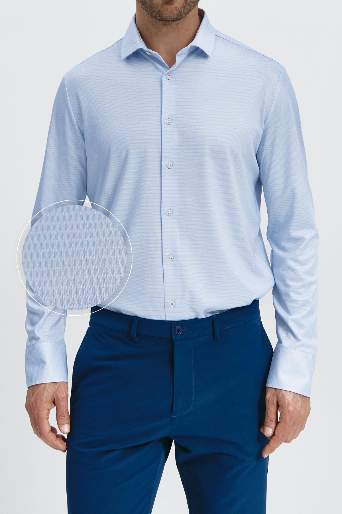 shirt camisa de vestir hombre celeste