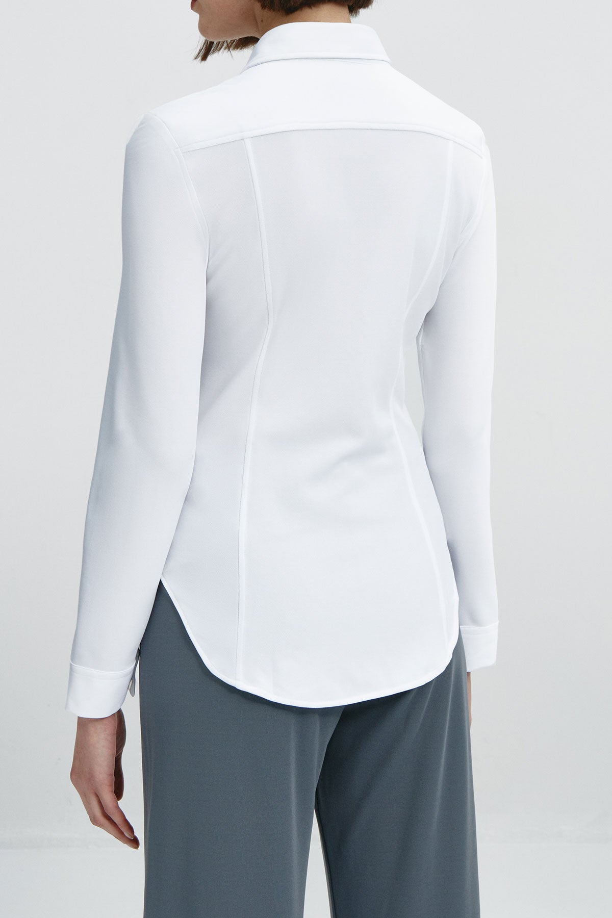 White Woman Slim shirt