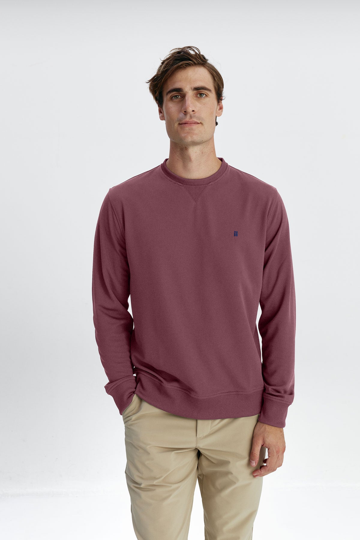 Corte Inglés Sudaderas A Buen Precio Sudadera Granate Pique Unisex