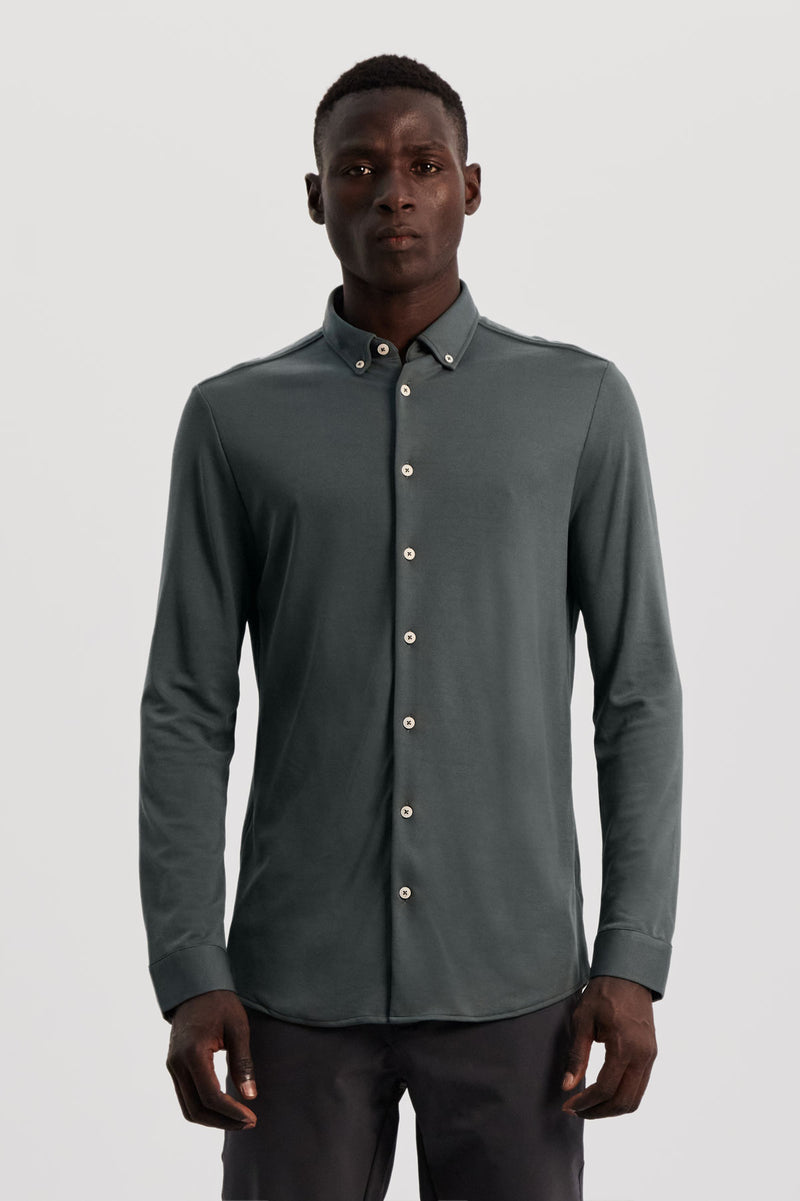 Camisa casual hombre gris astro regular
