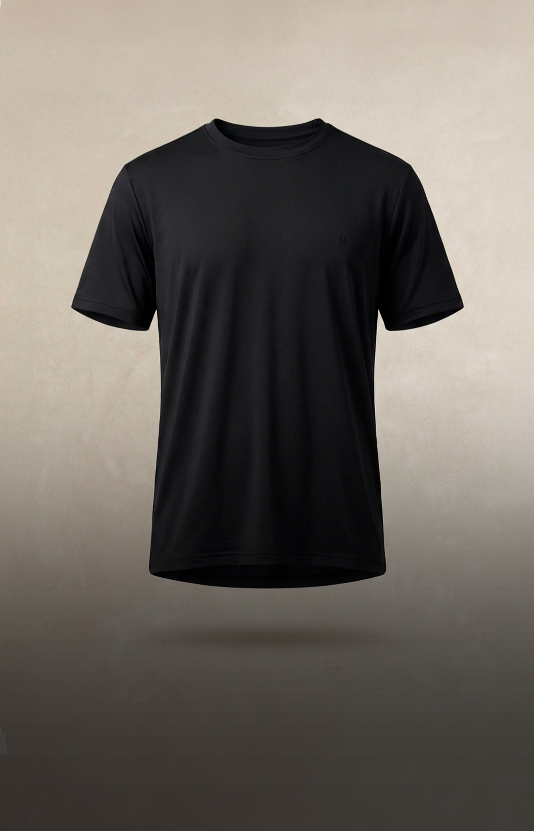 camiseta cuello redondo ciruela soft primer plano 