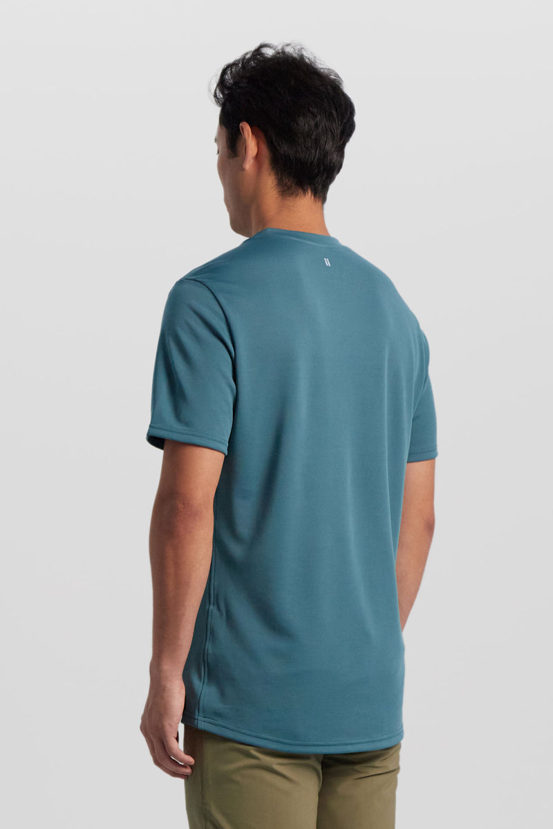 Camiseta hombre azul neptuno