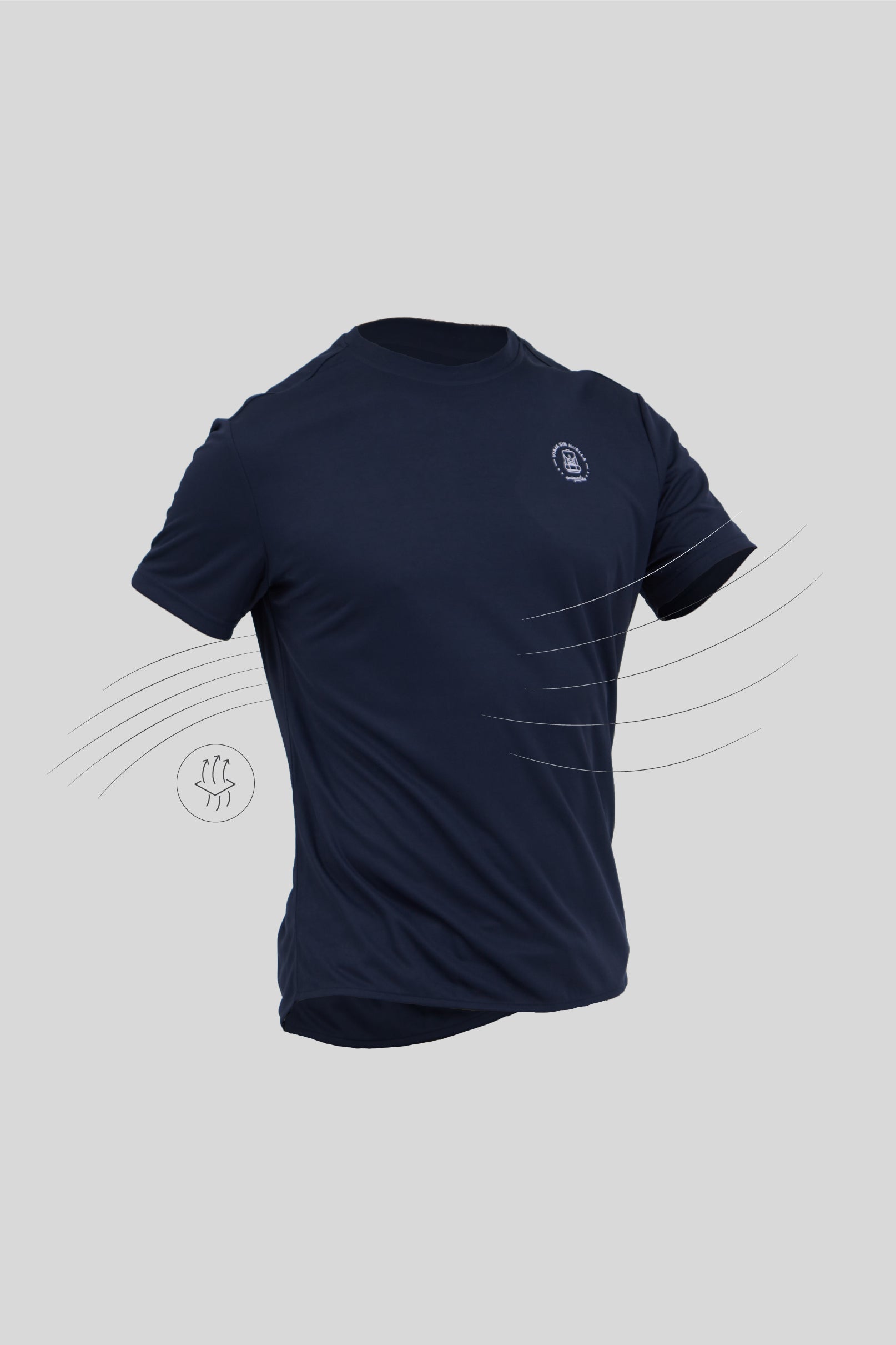 Camiseta hombre marino ICE | Enrique Alex - Sepiia