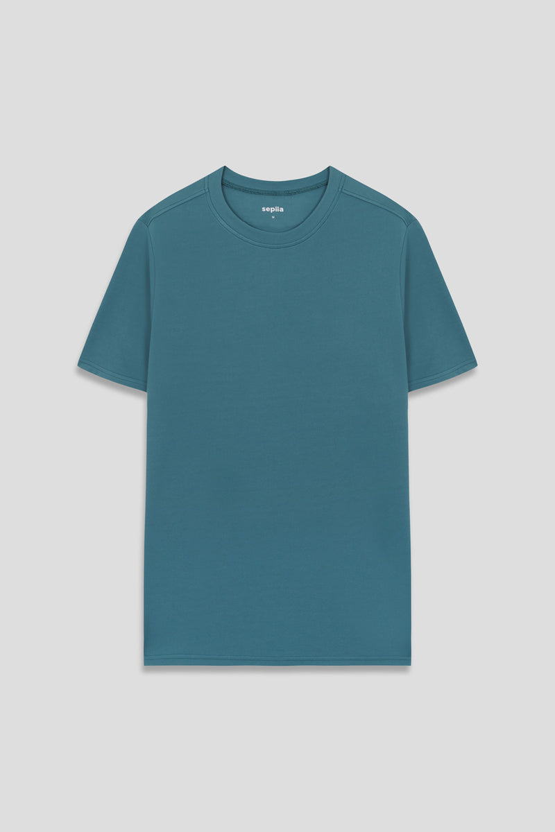 Camiseta hombre azul neptuno