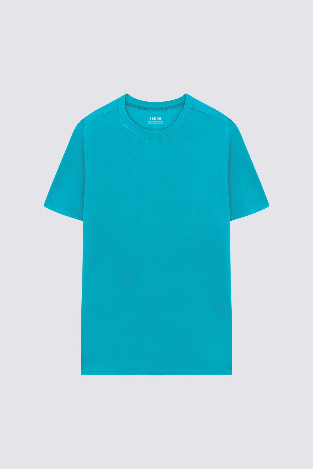 Camiseta hombre azul esmeralda