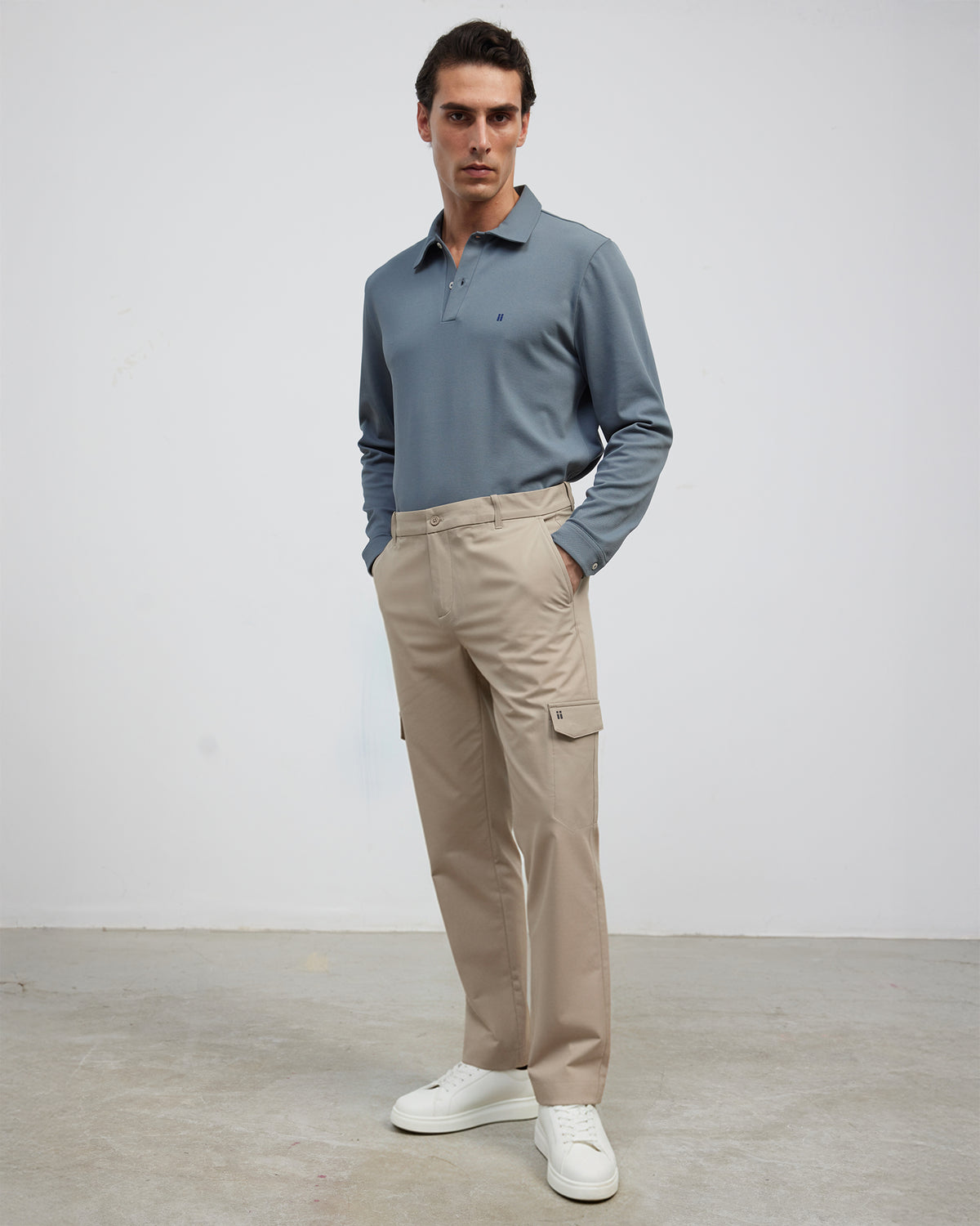 Nova beige men's cargo pants