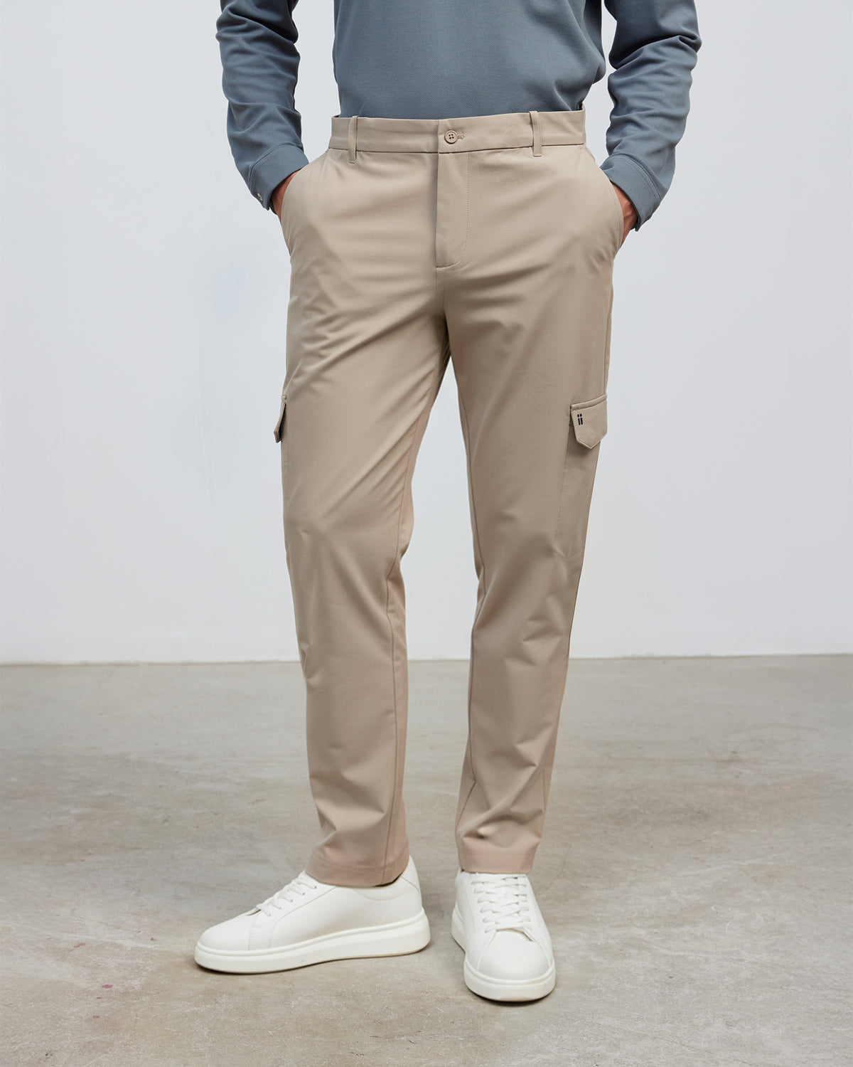 Nova beige men's cargo pants