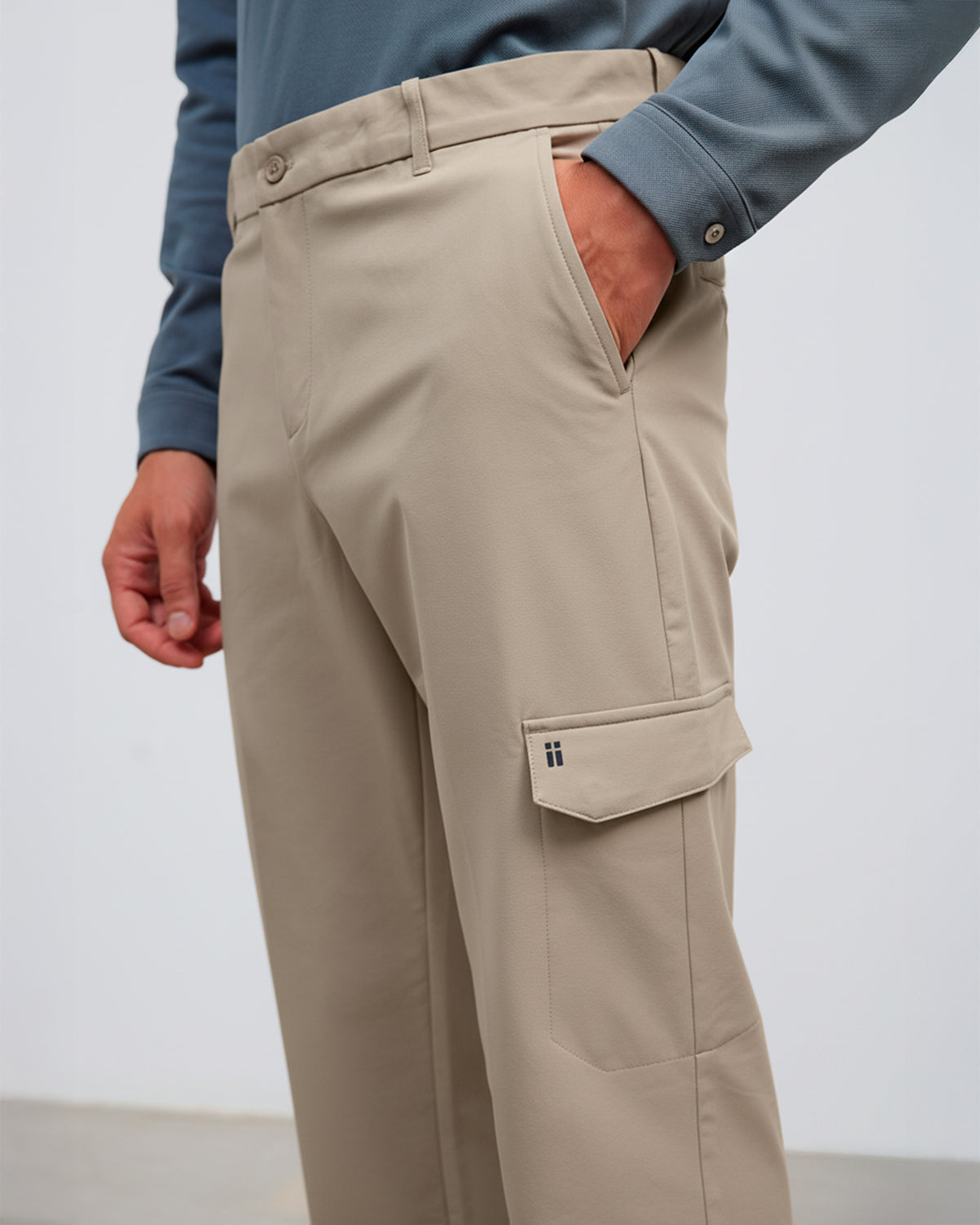 Nova beige men's cargo pants