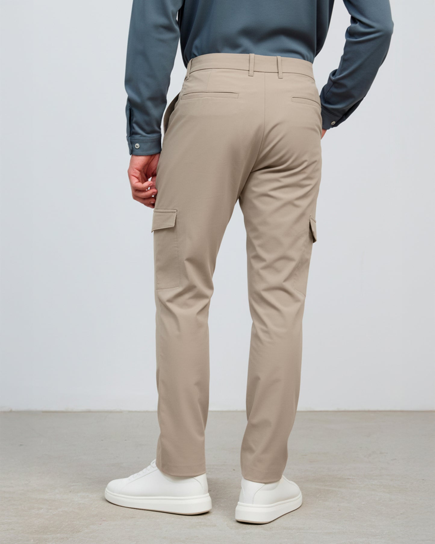 Nova beige men's cargo pants