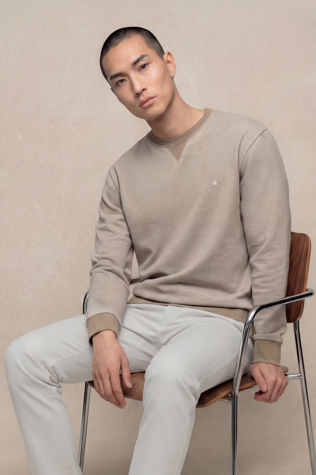 Sudadera hombre beige Ranger