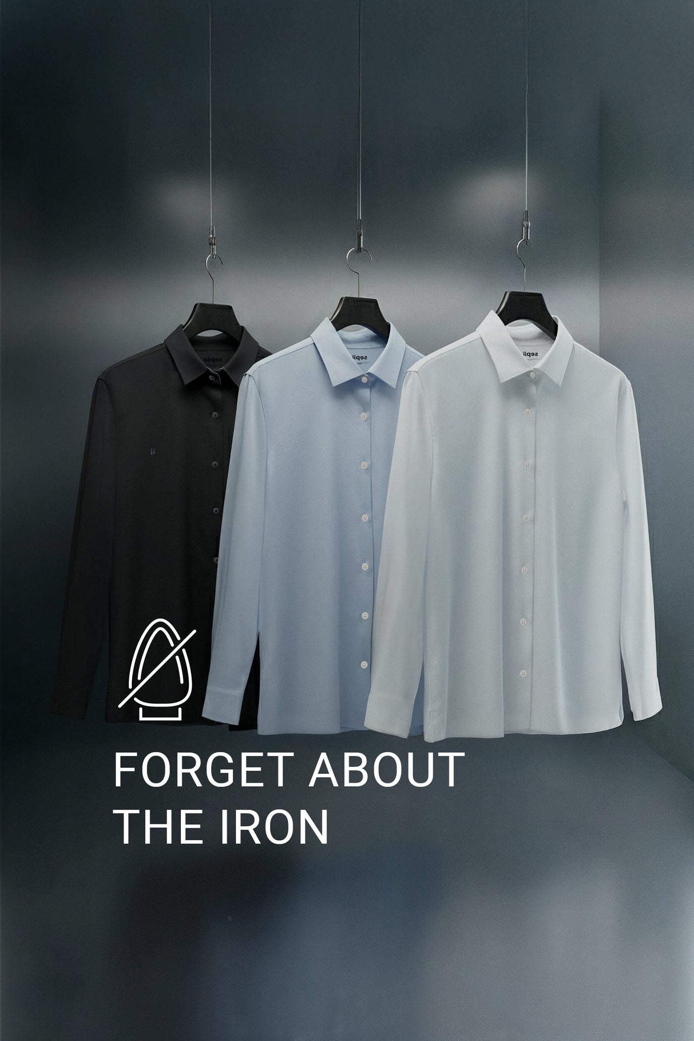 Men's regular formal light blue shirt