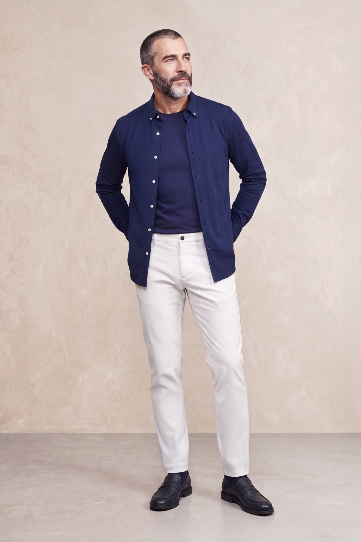 Calça chino homem Nova slim bone