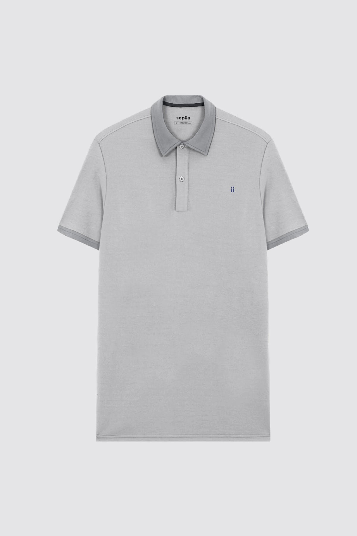 Men's short-sleeved polo shirt, gray Ranger