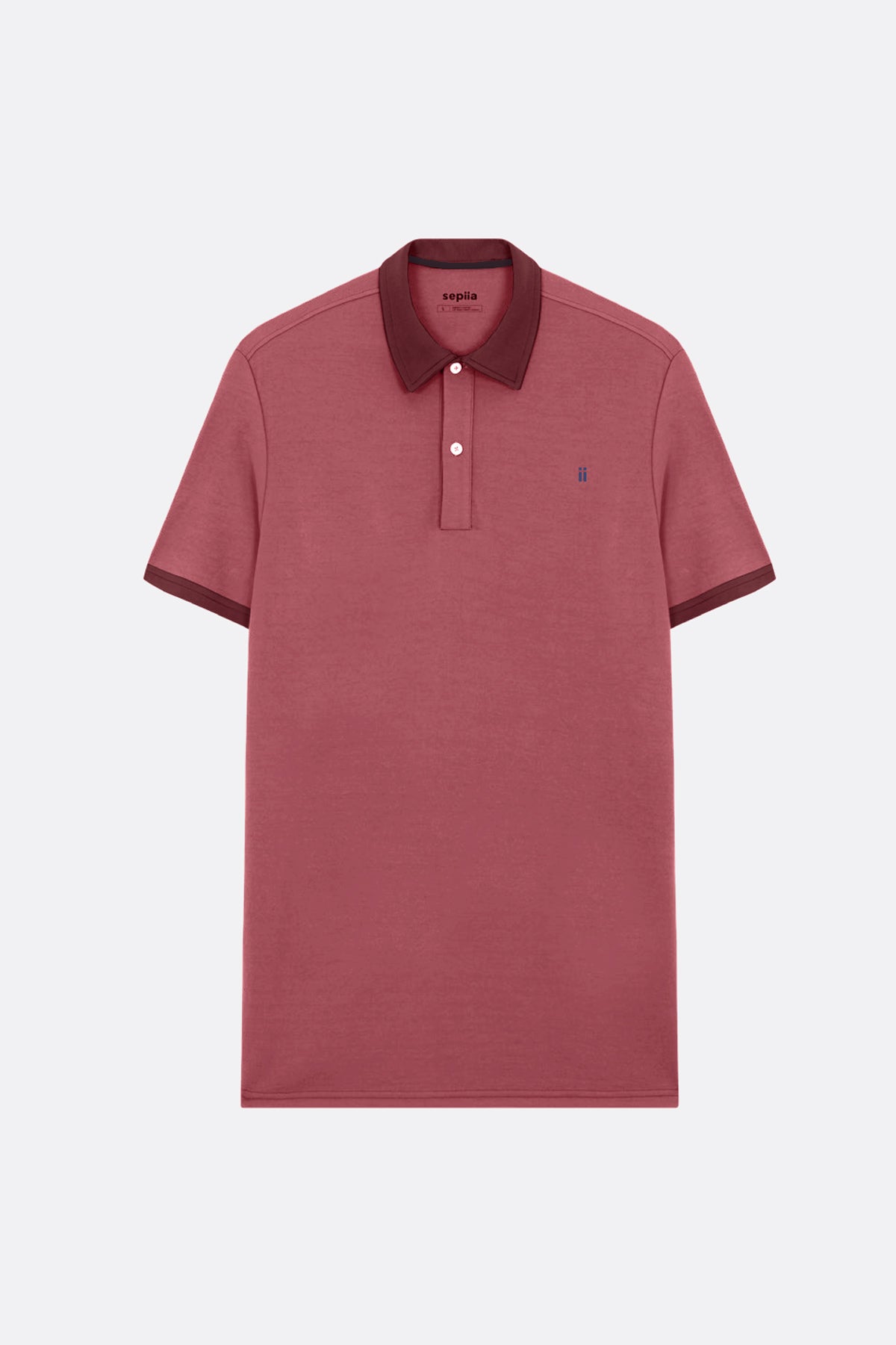 Polo manga corta hombre granate Ranger