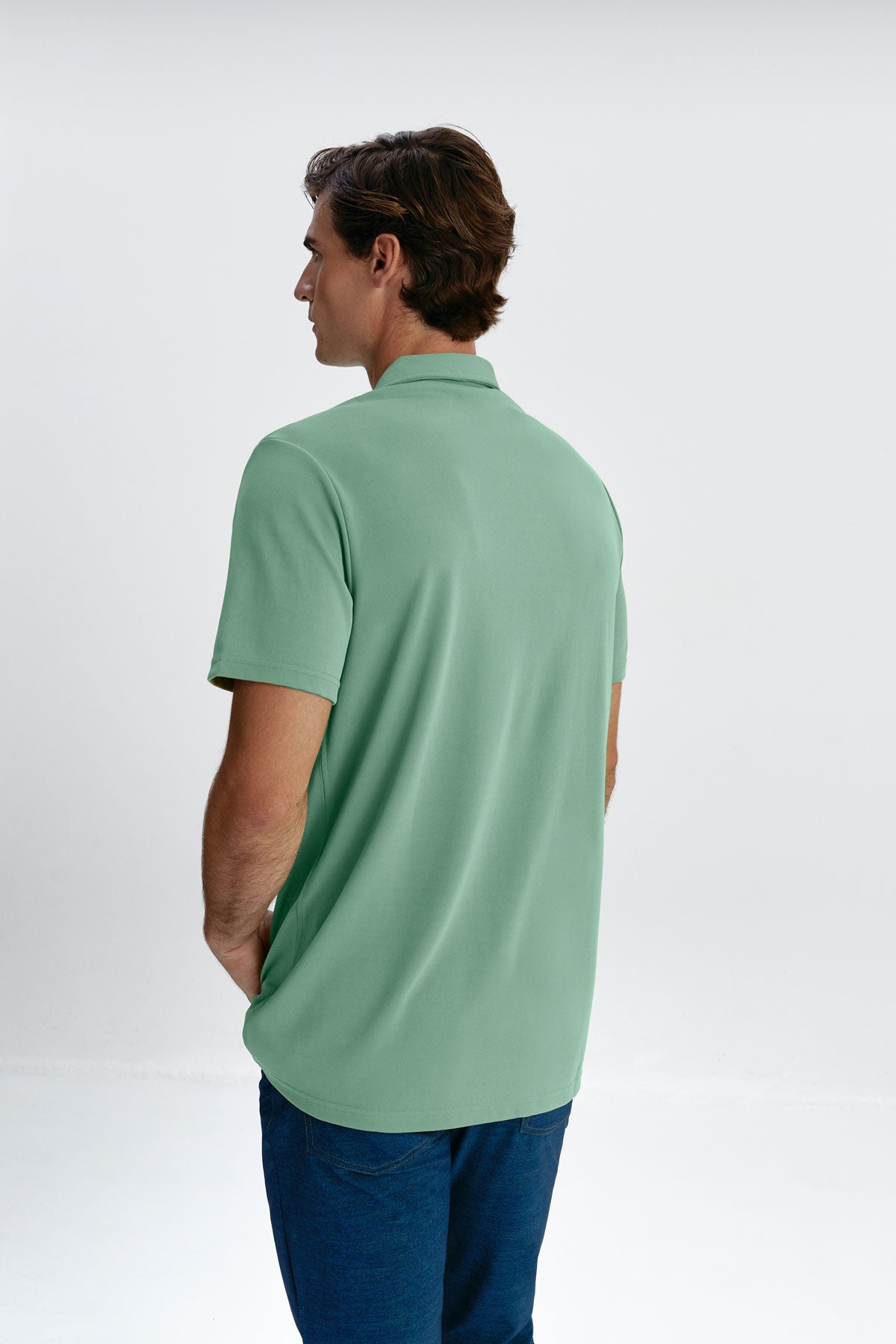 Green safari polo ∞