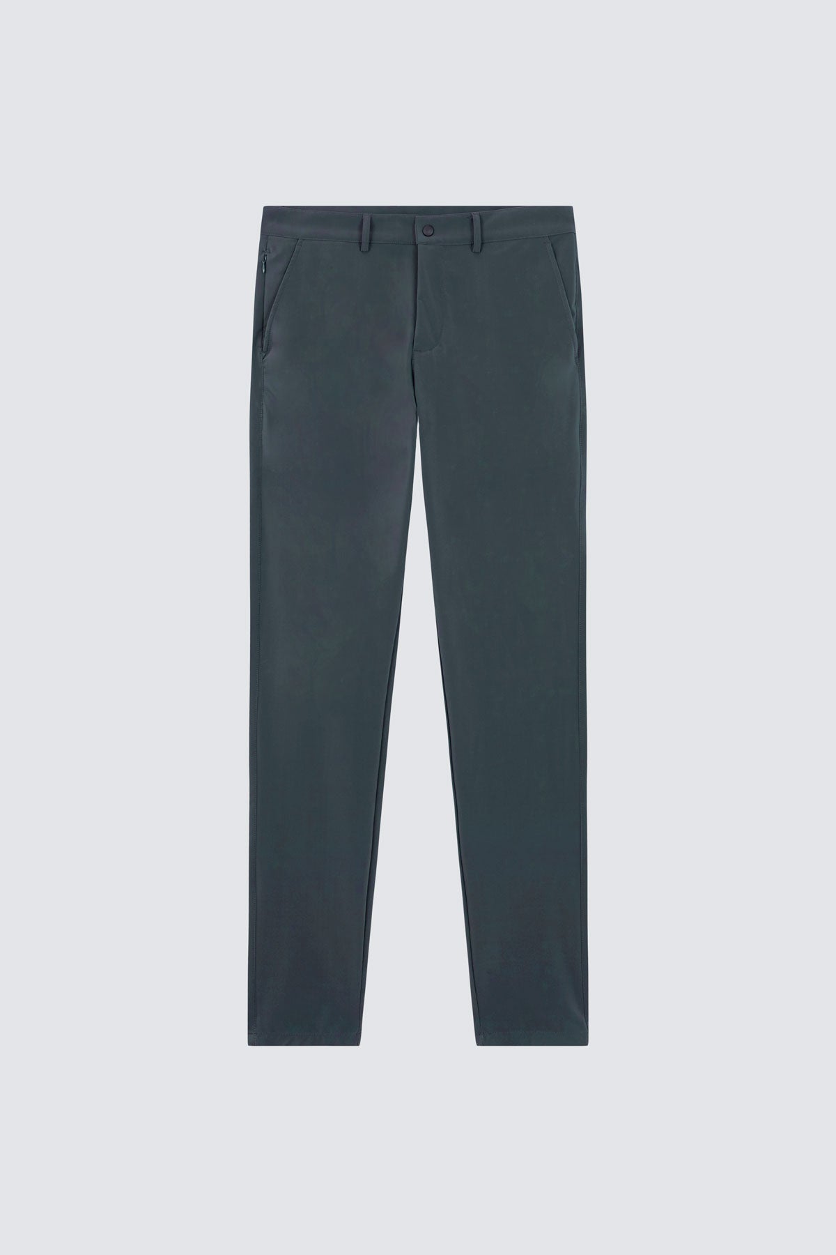 Pantalón para hombre gris: Pantalón chino regular gris para hombre con tecnología termorreguladora Coolmax. Foto prenda en plano