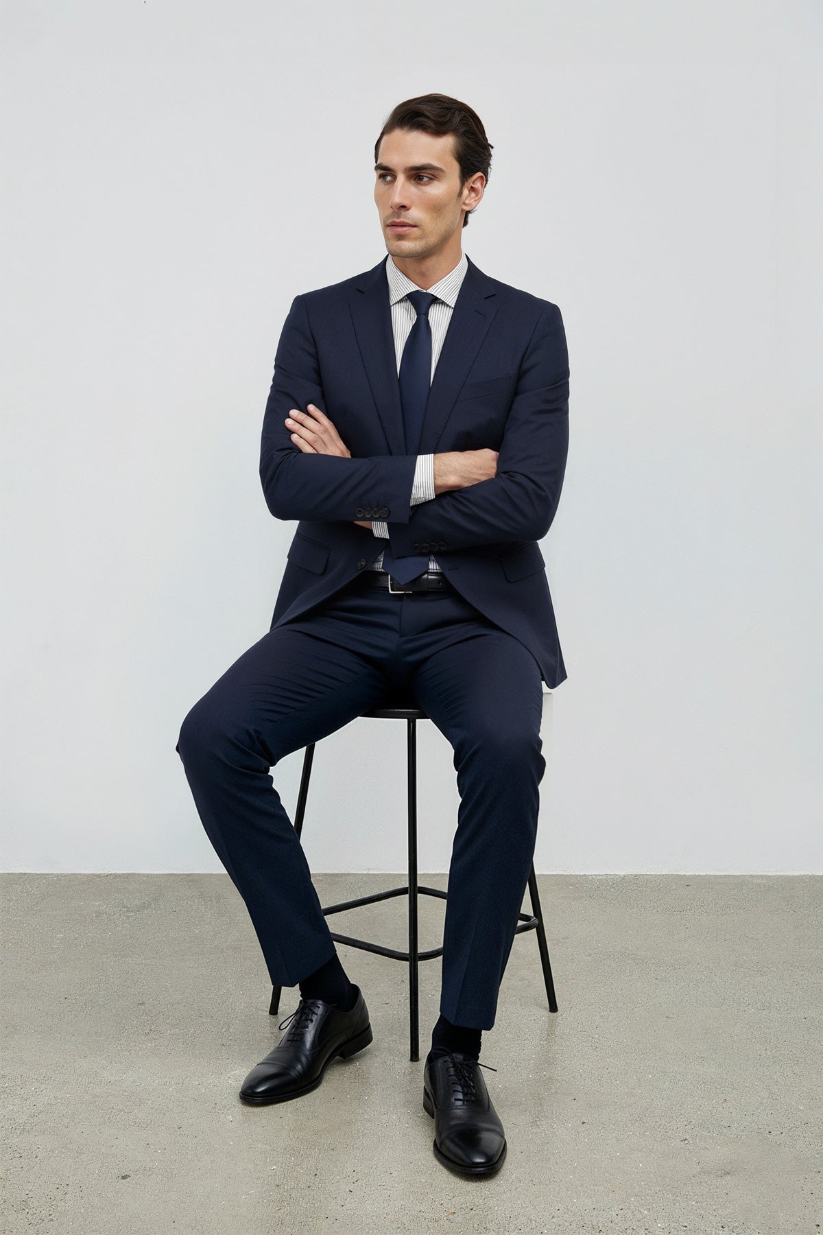 Blazer homem azul marinho Nova