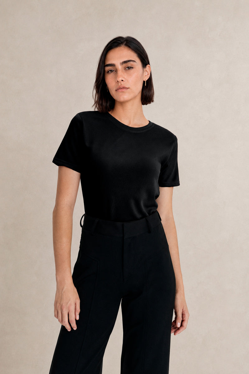 Basic black T-shirt