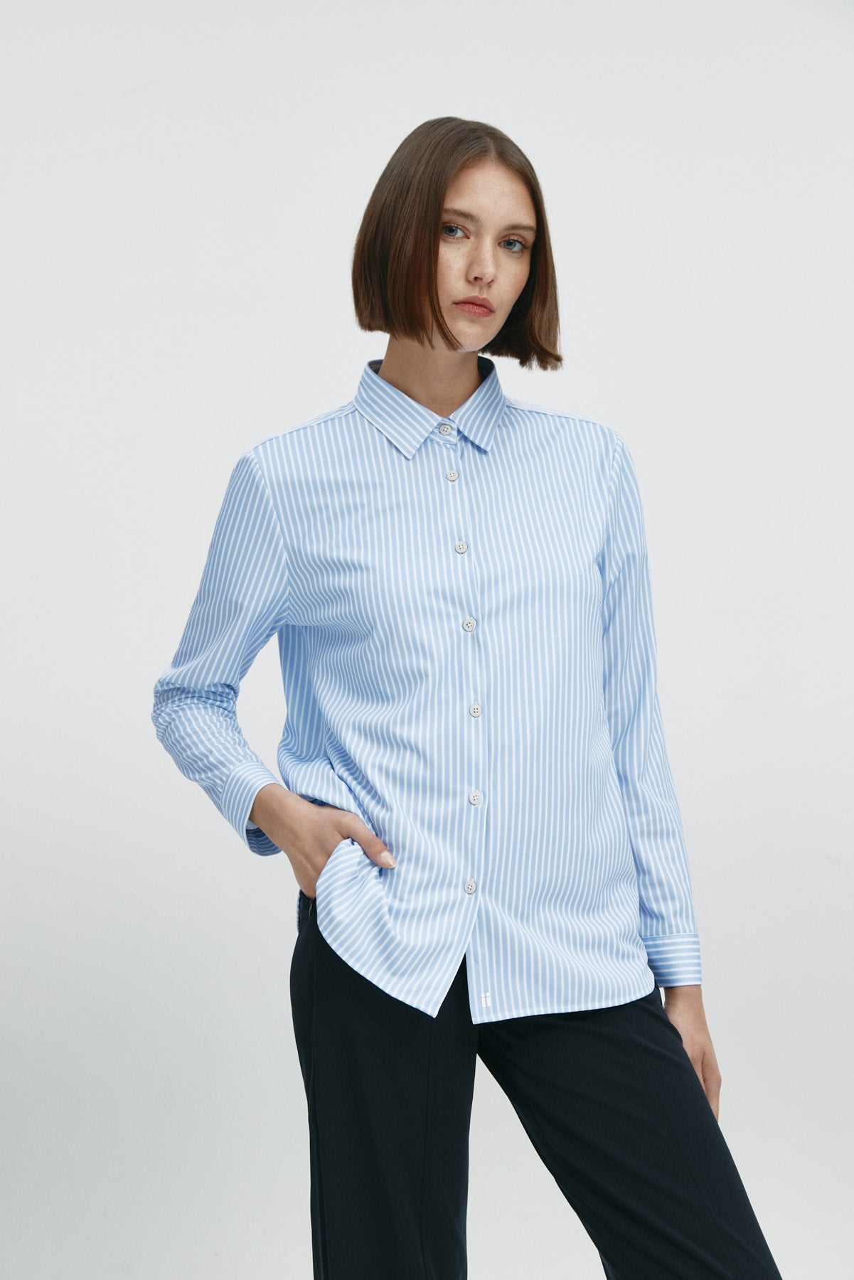 Pacote Camisa Casual Feminina + Camiseta