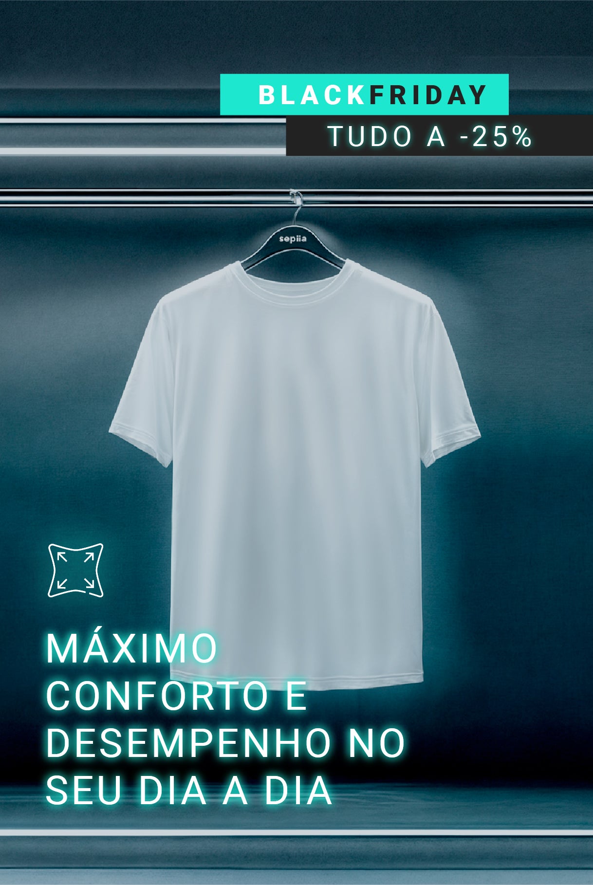 Camiseta masculina branca