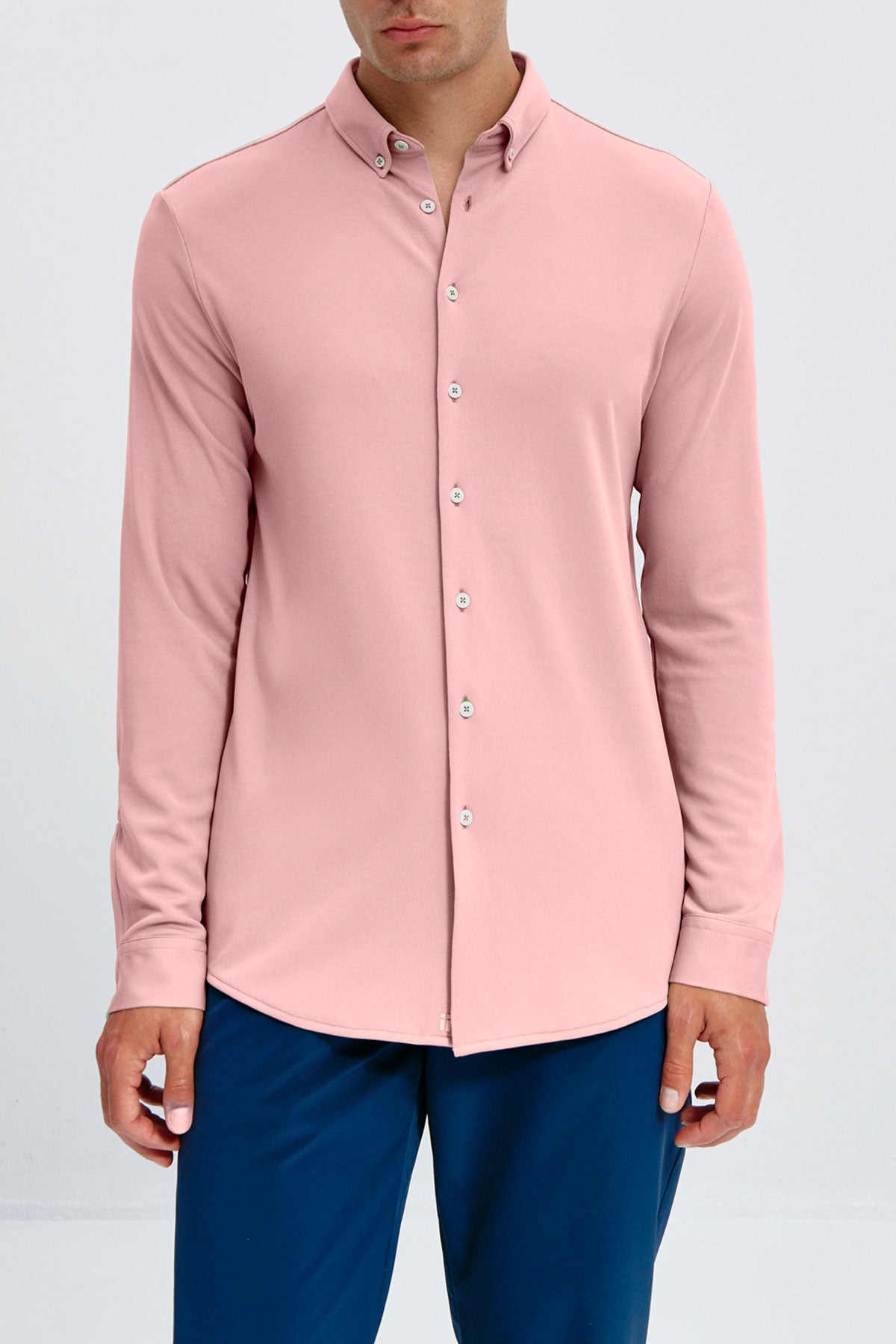 Camisa de hombre rosa salinas
