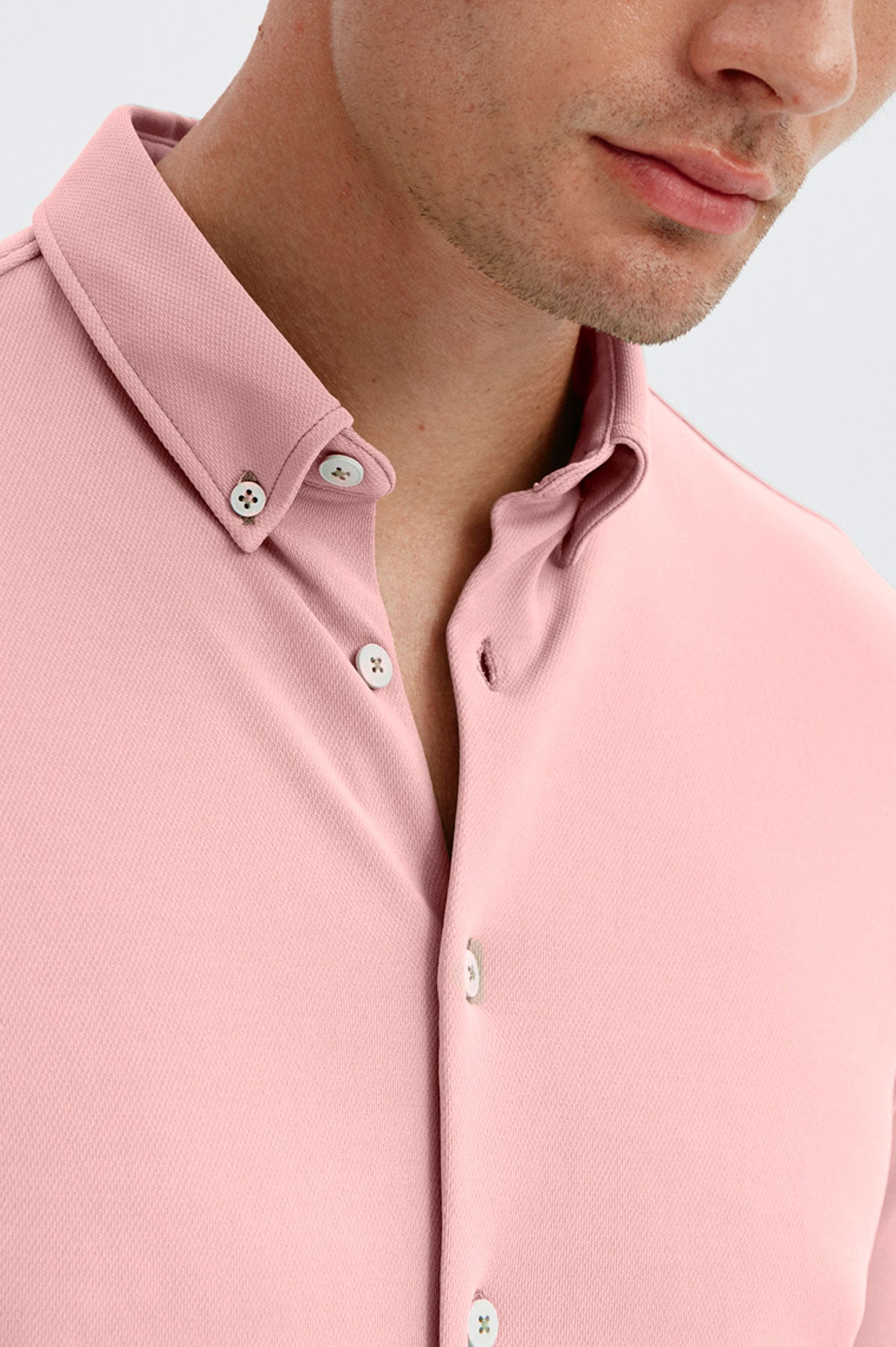 Camisa de hombre rosa salinas