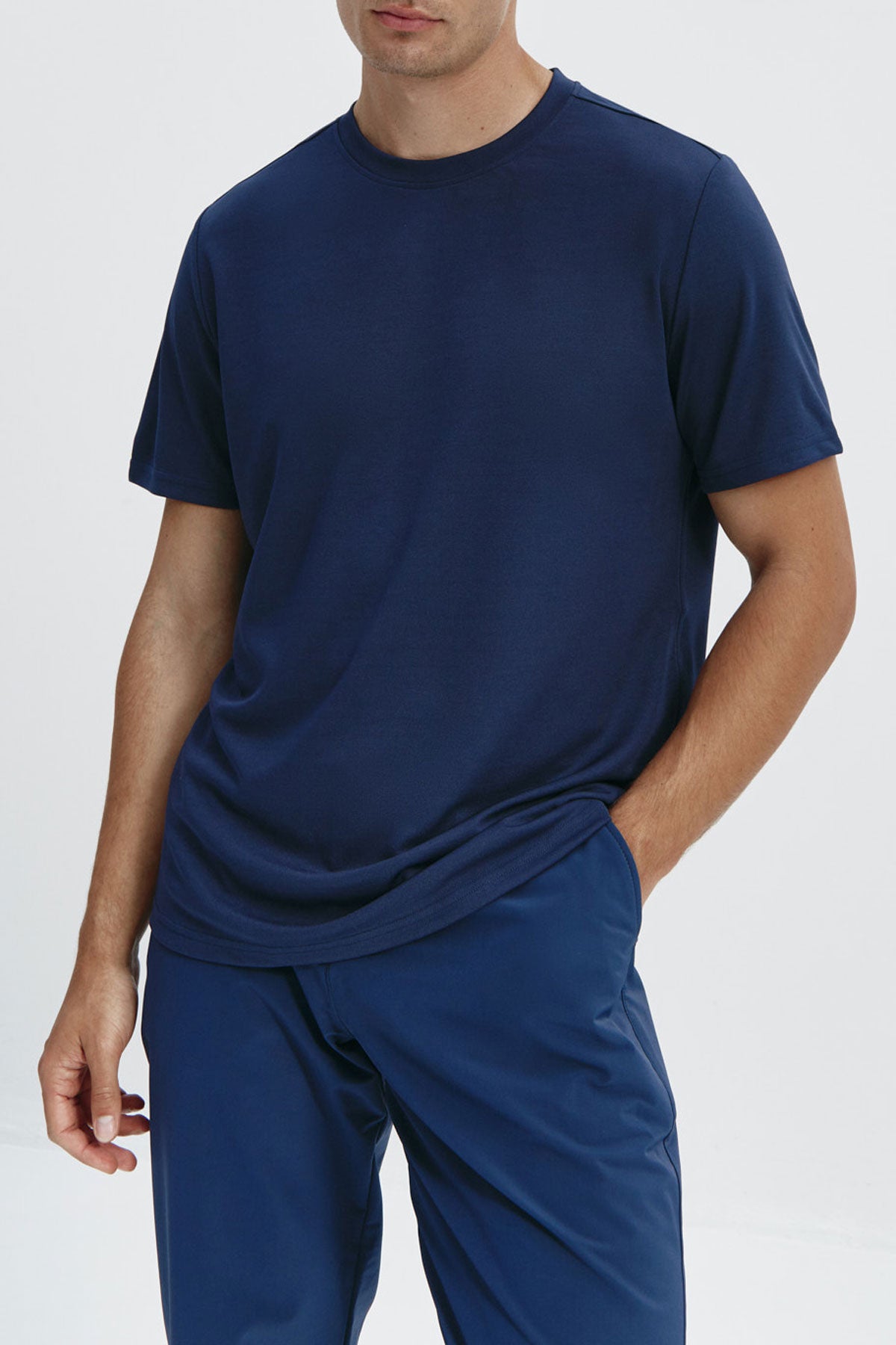 Camiseta azul marino reciclada