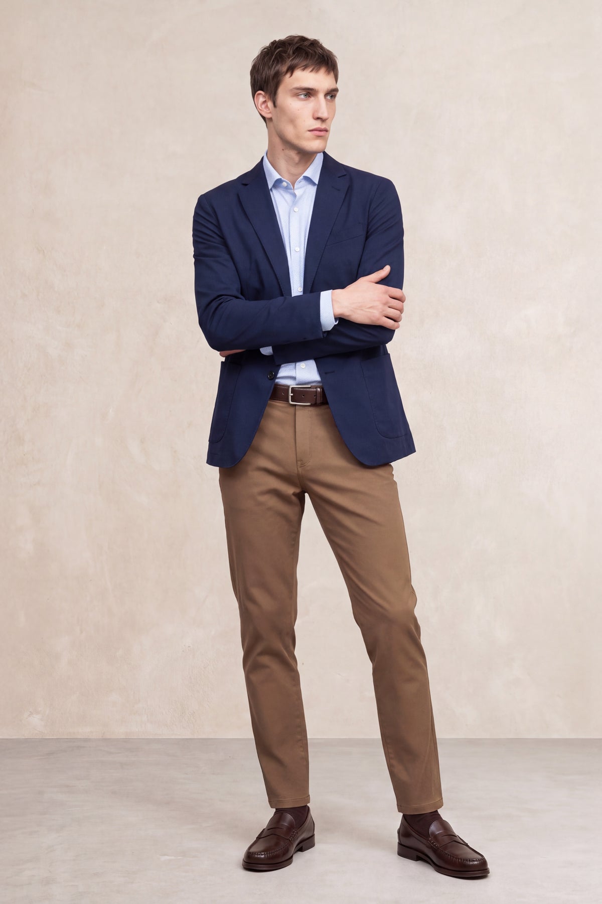 Nova navy blue men's blazer