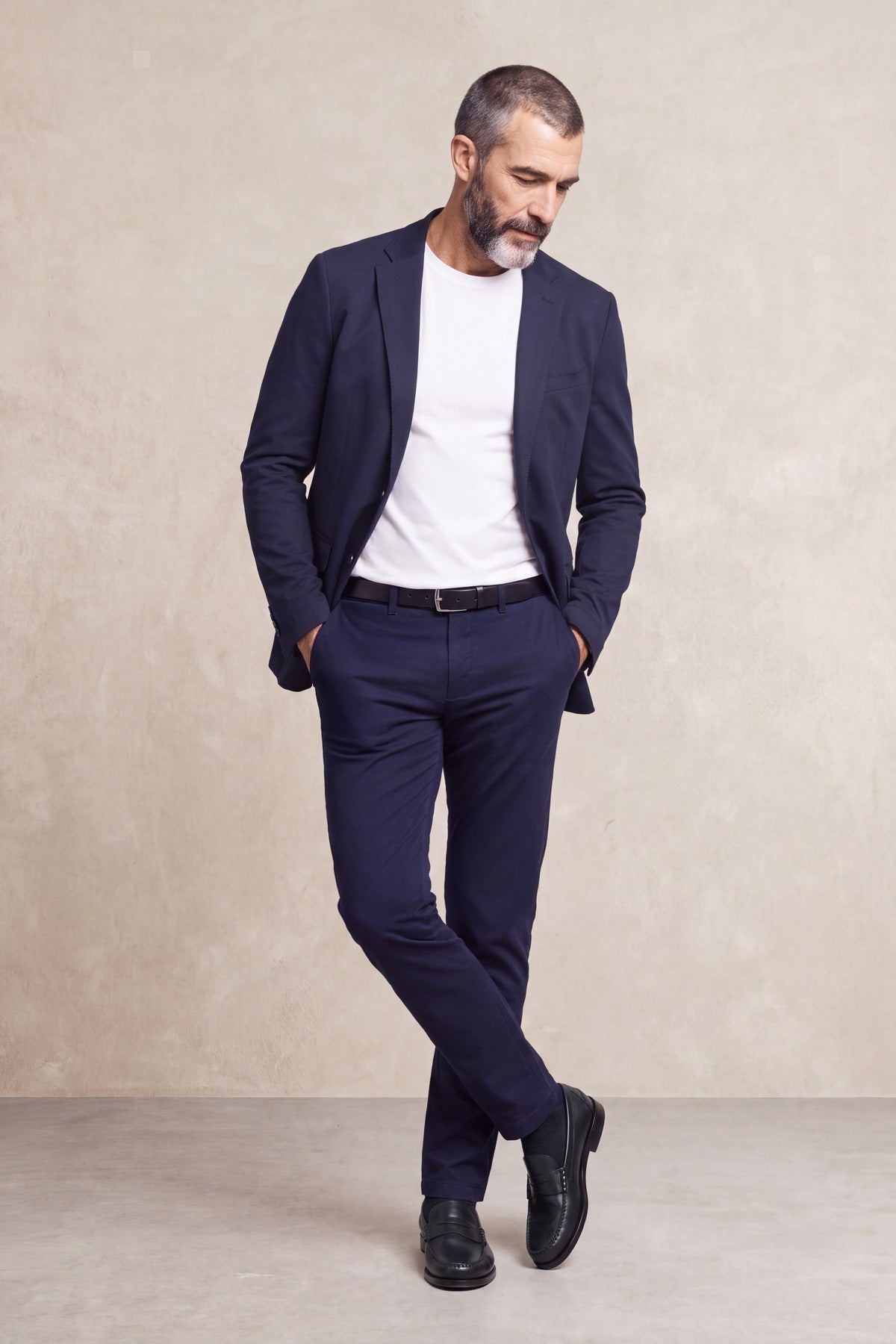 Americana hombre azul marino Ranger