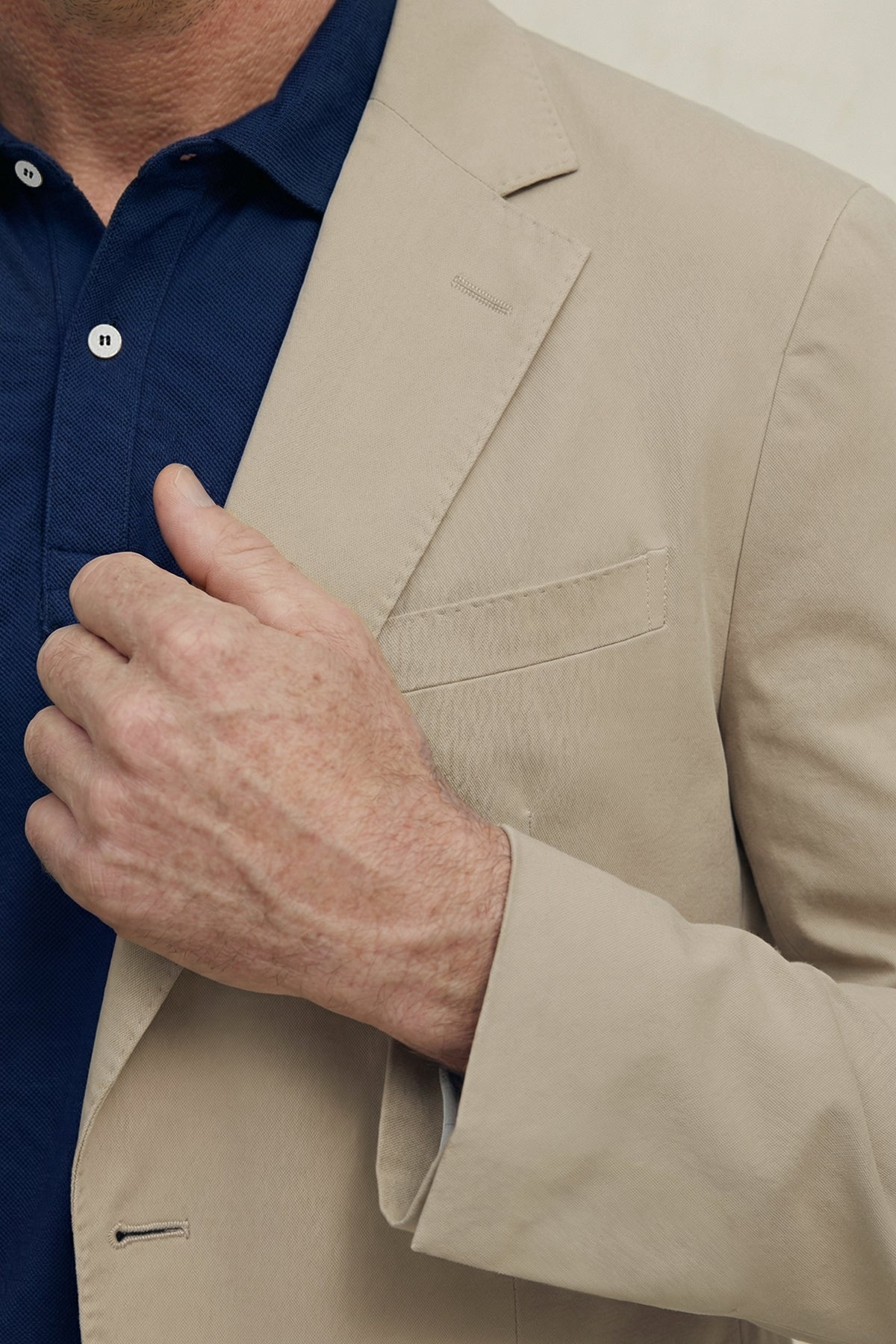 Americana hombre beige Nova