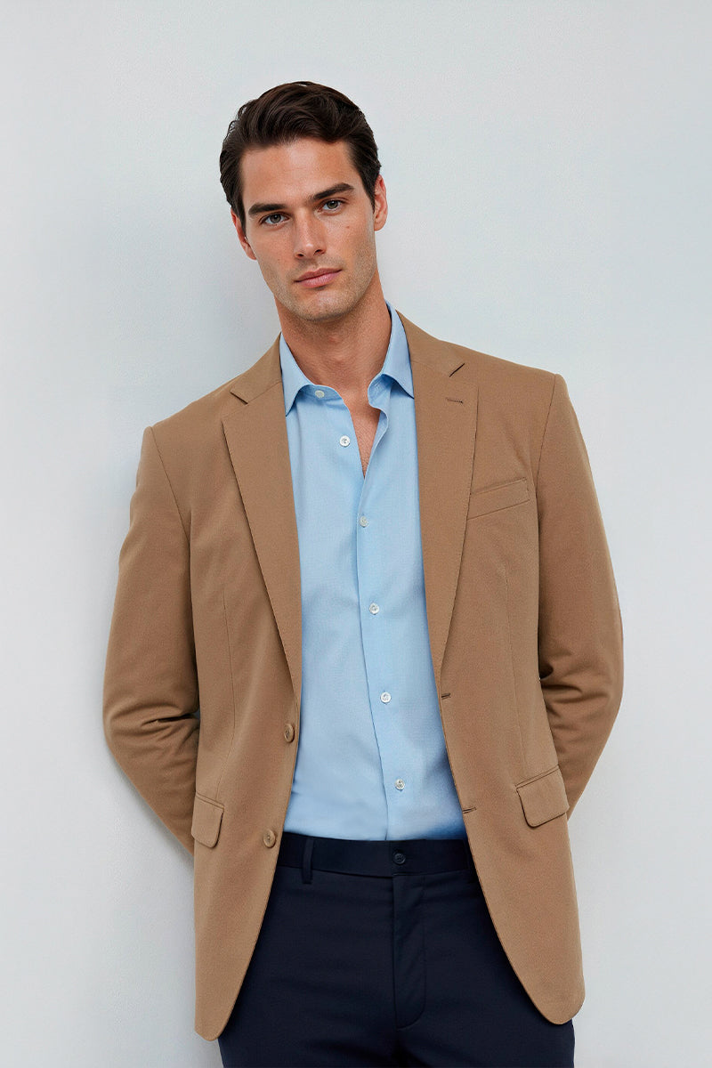 Blazer homem castanho Nova