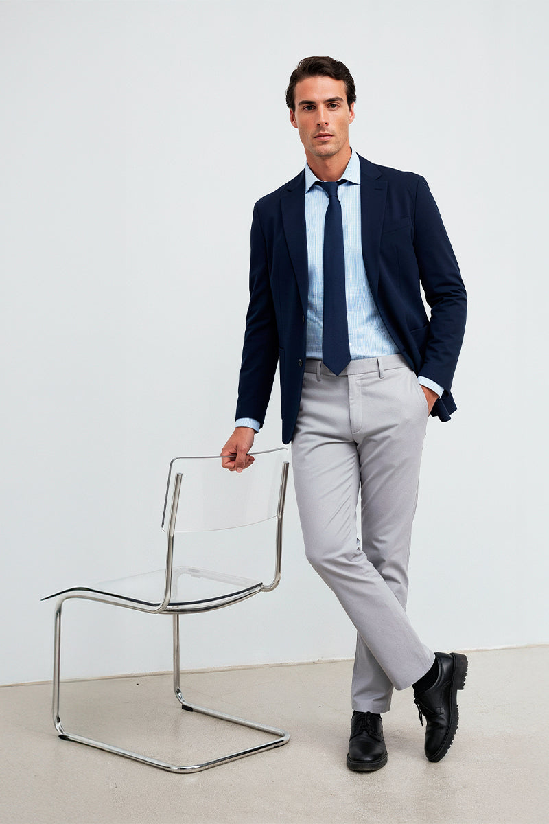 Blazer homem azul marinho Nova