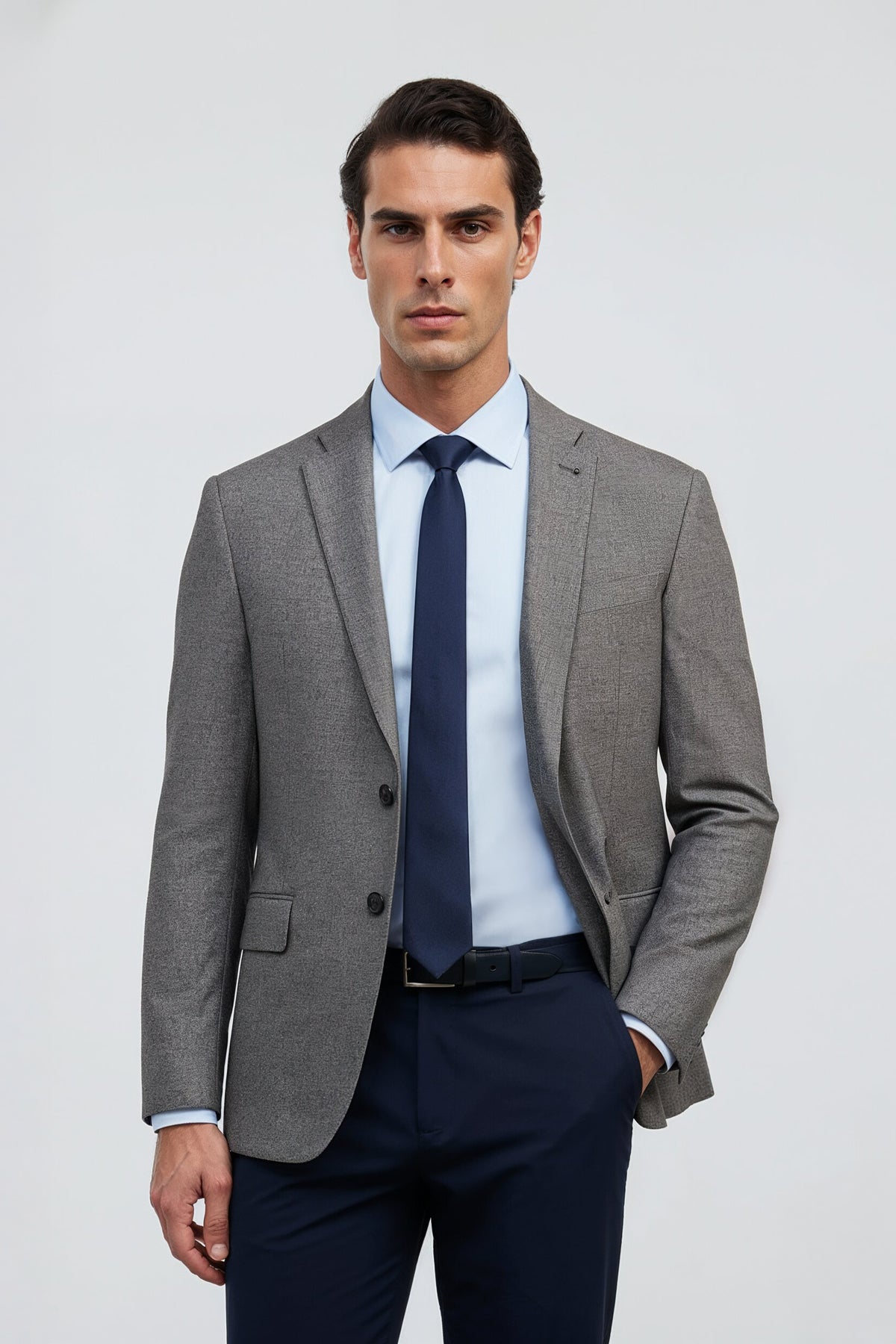 Blazer cinzento para homem Warm+