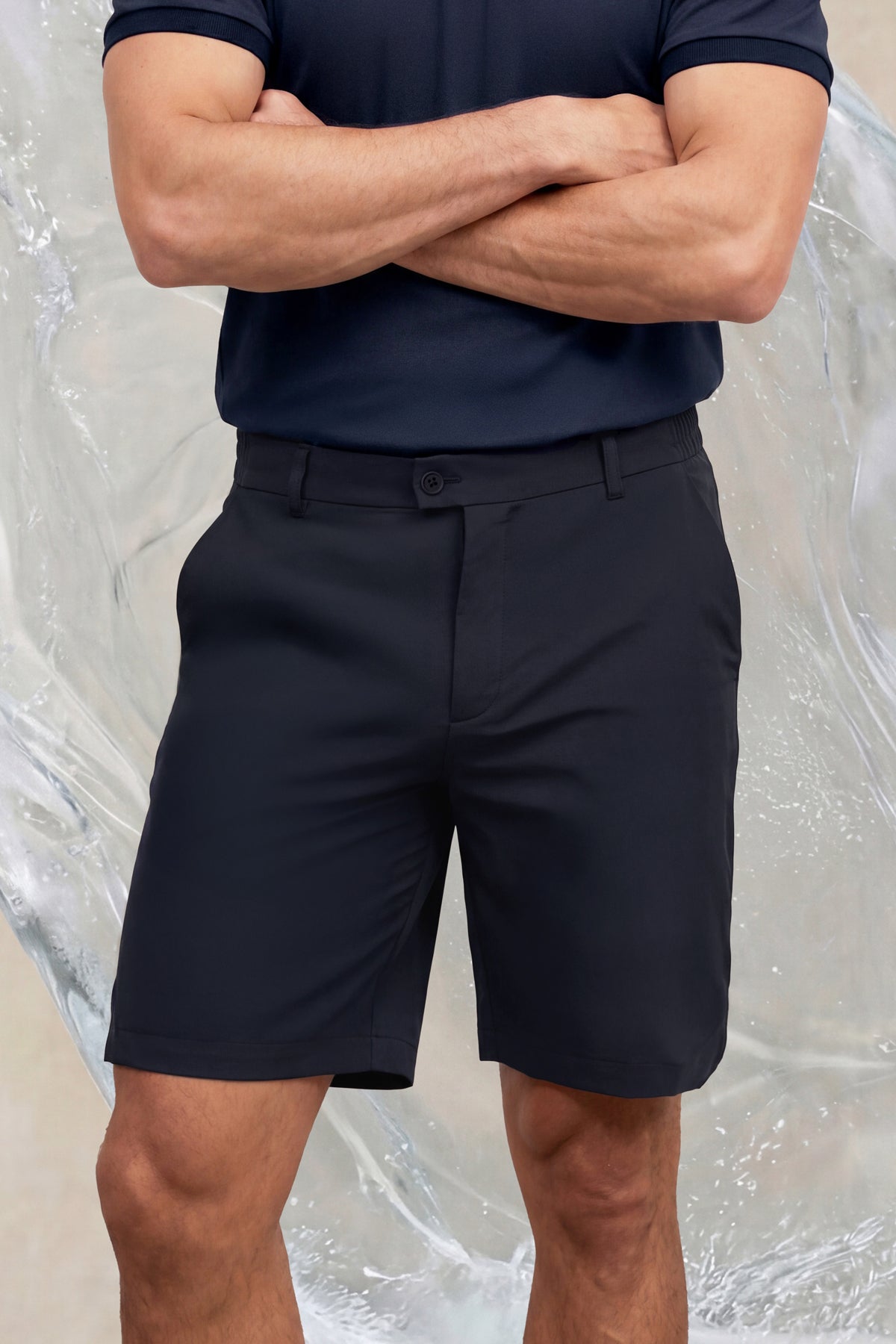Men's navy shorts