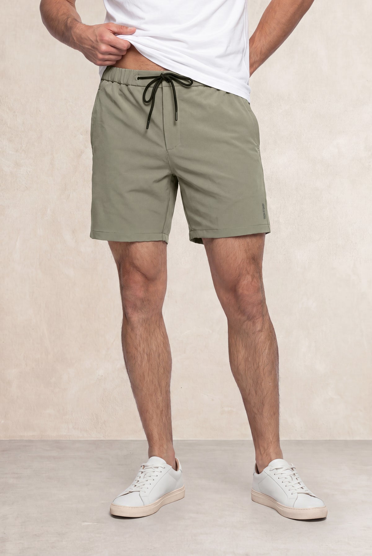 Navy groundbreaker shorts