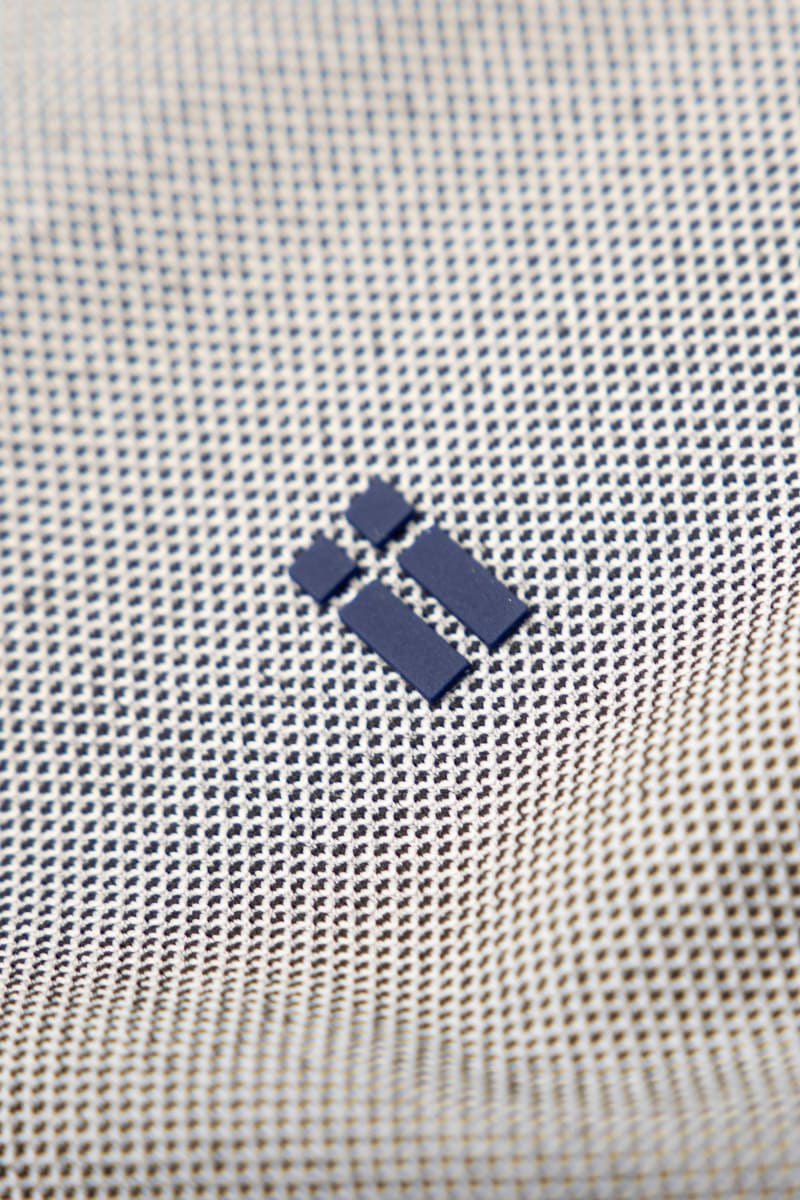 Camisa casual cuello kent hombre gris Warm+