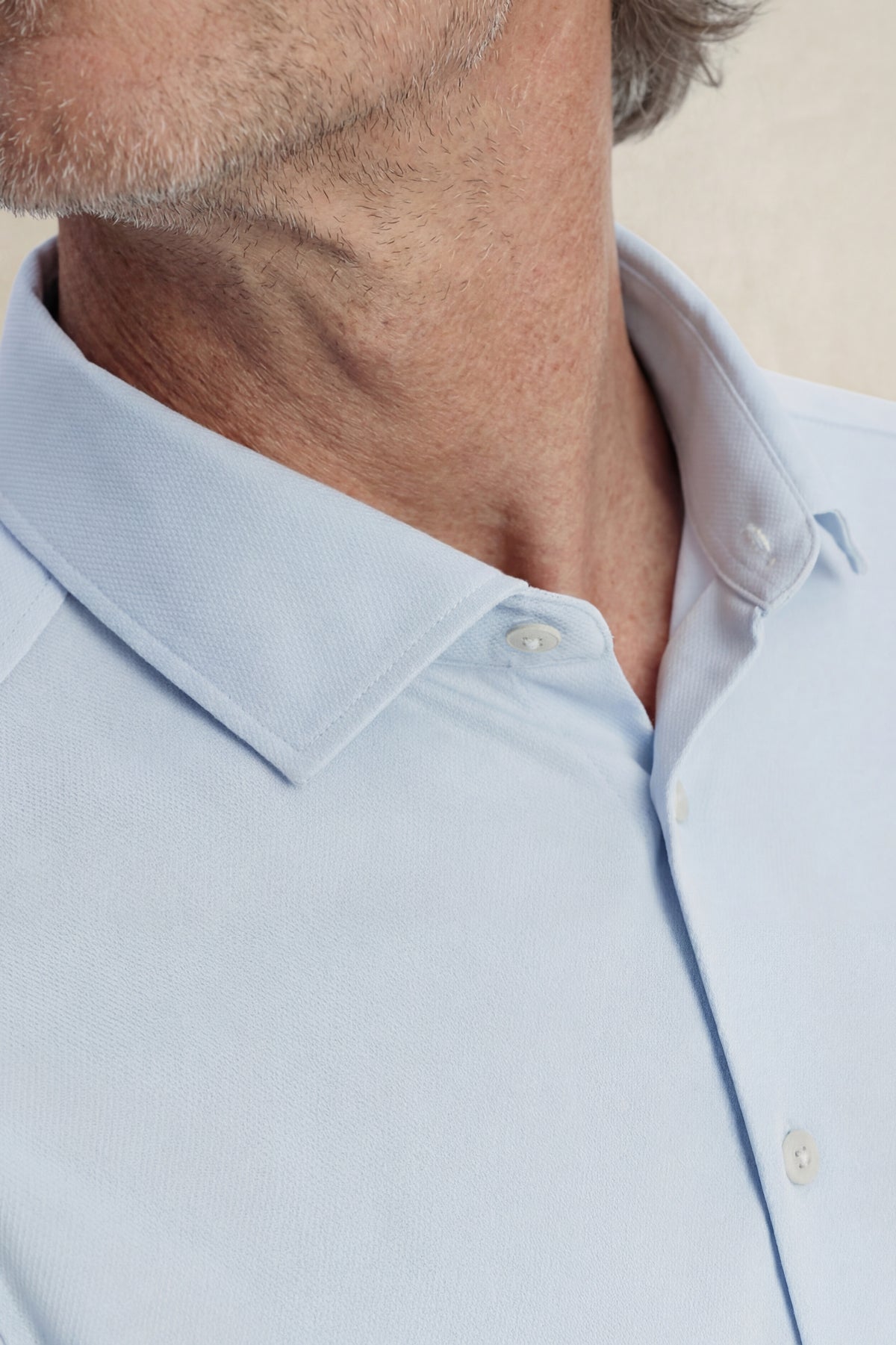 Men's regular formal light blue shirt