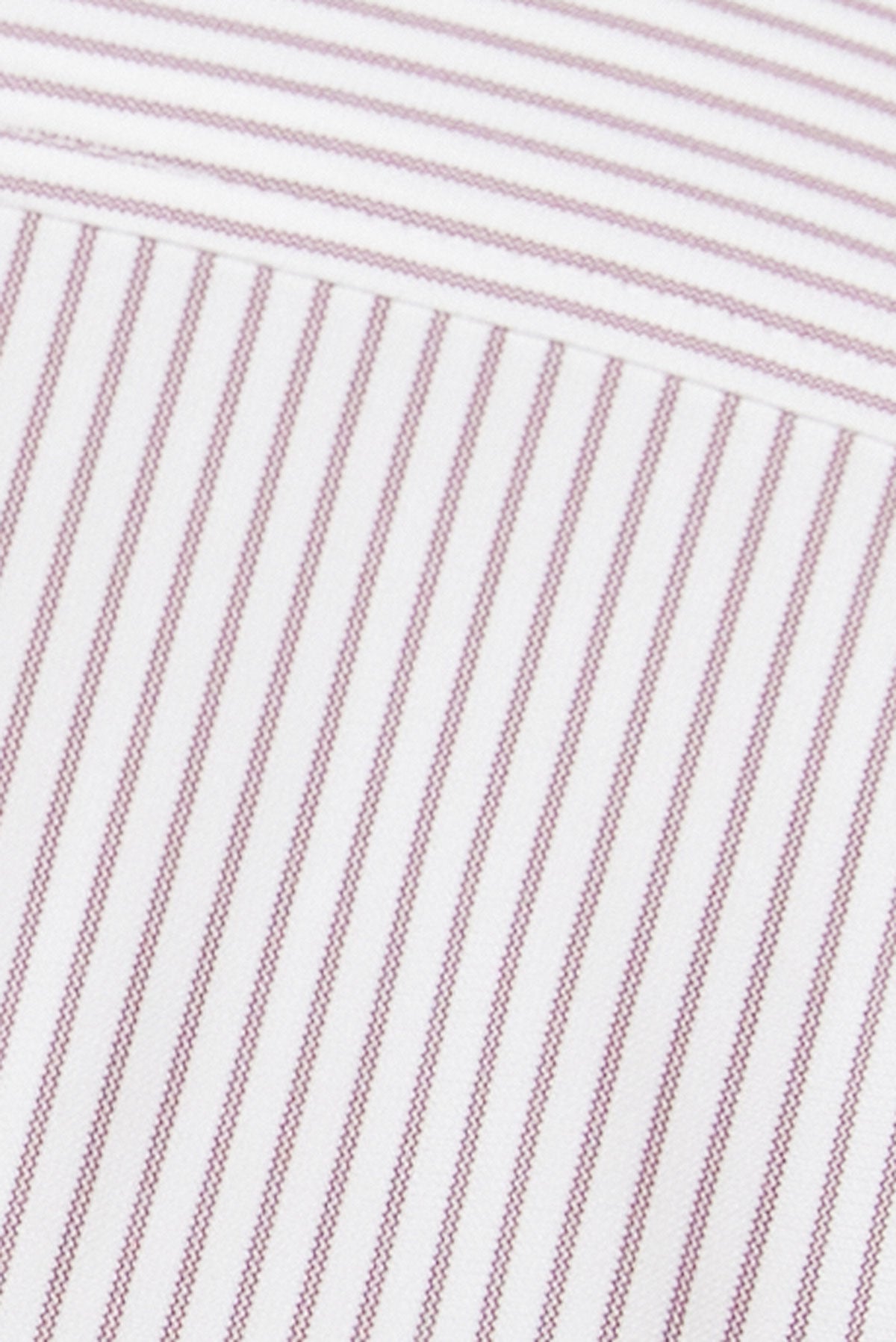 Camisa de vestir hombre estampado rayas granate regular Luxe