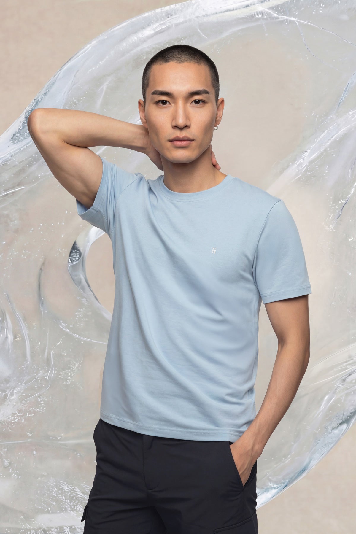Men's blue Ice T-shirt