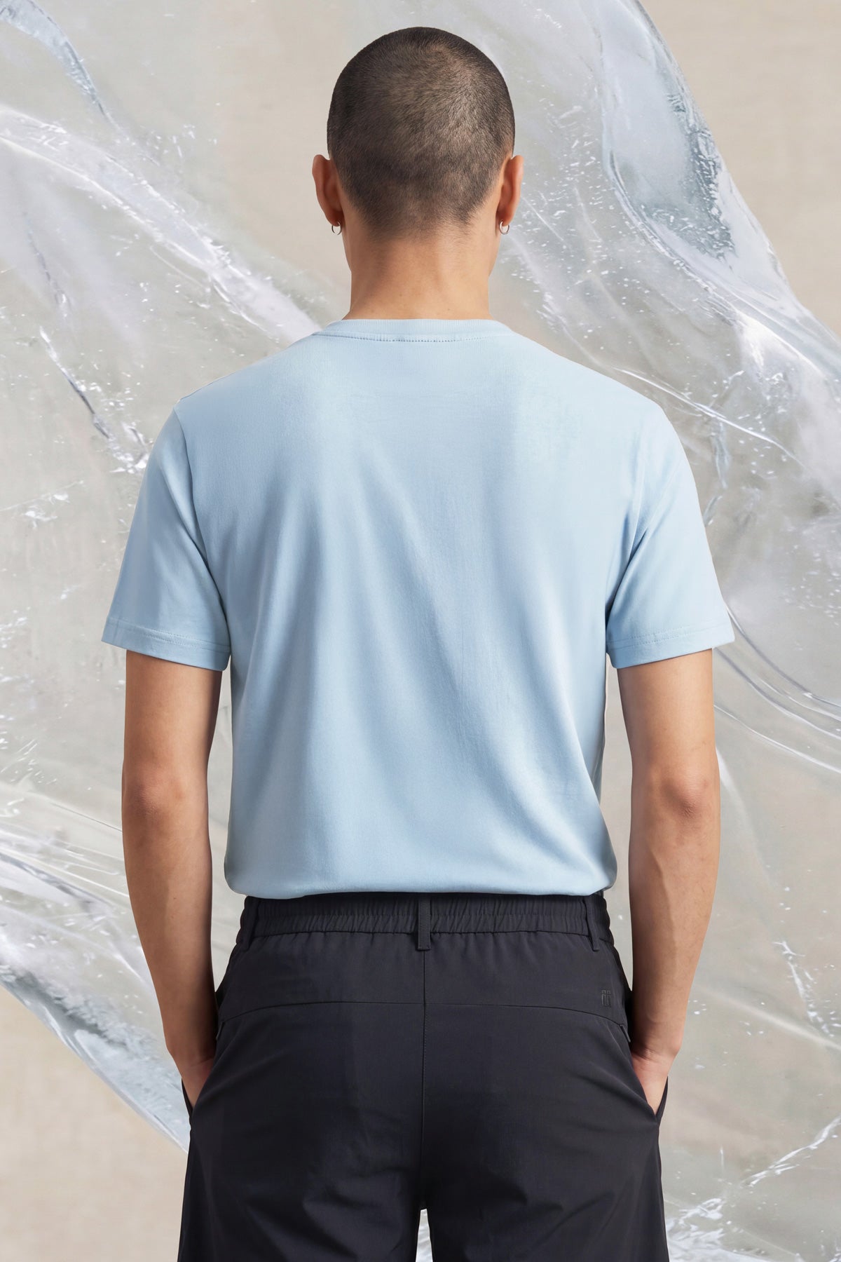 Men's blue Ice T-shirt