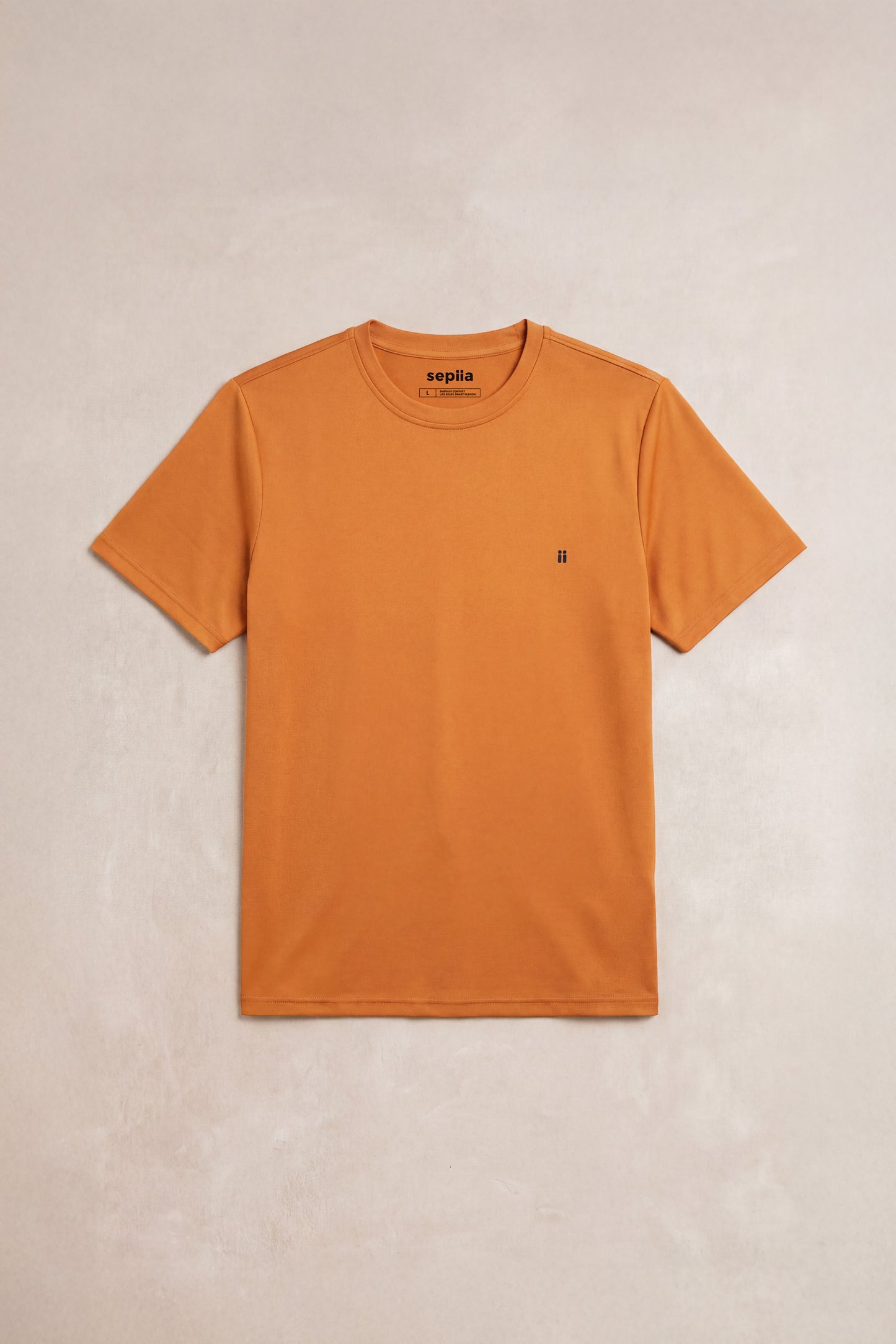Men's round neck hazelnut Soft T-shirt