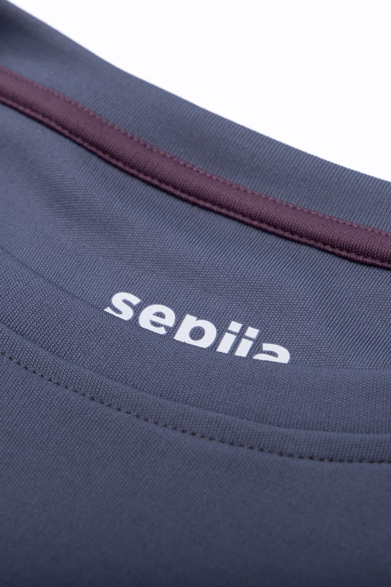 Men's round neck medium blue Soft T-shirt