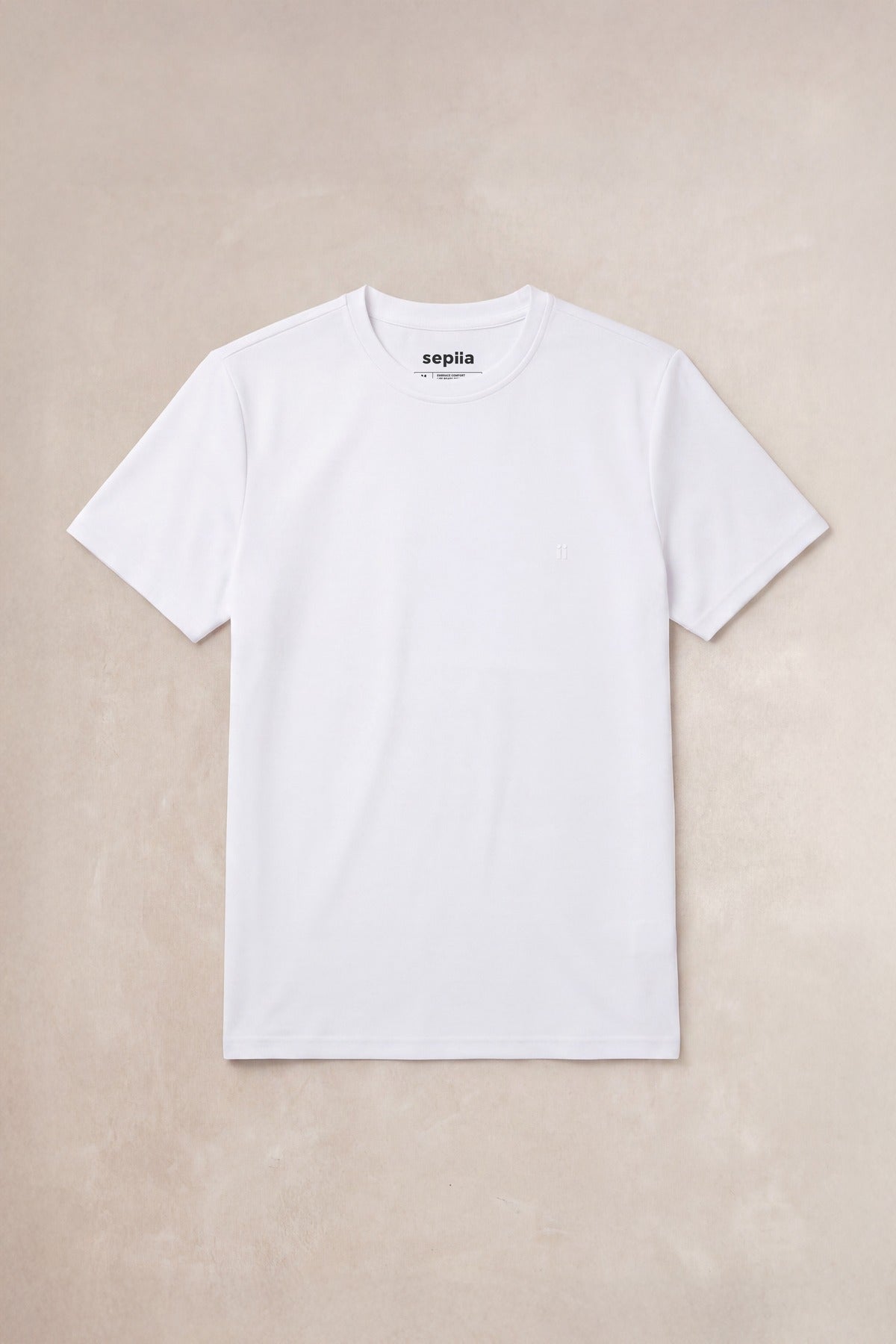 Camiseta Masculina Gola Redonda Branca Soft Light
