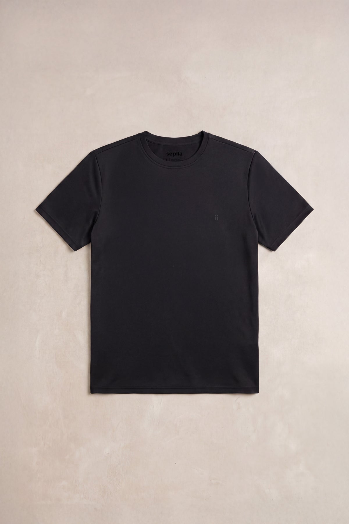 Camiseta Masculina Gola Redonda Preta Soft Light