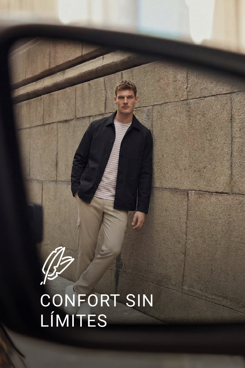 Casaco de trabalho masculino Black Nova