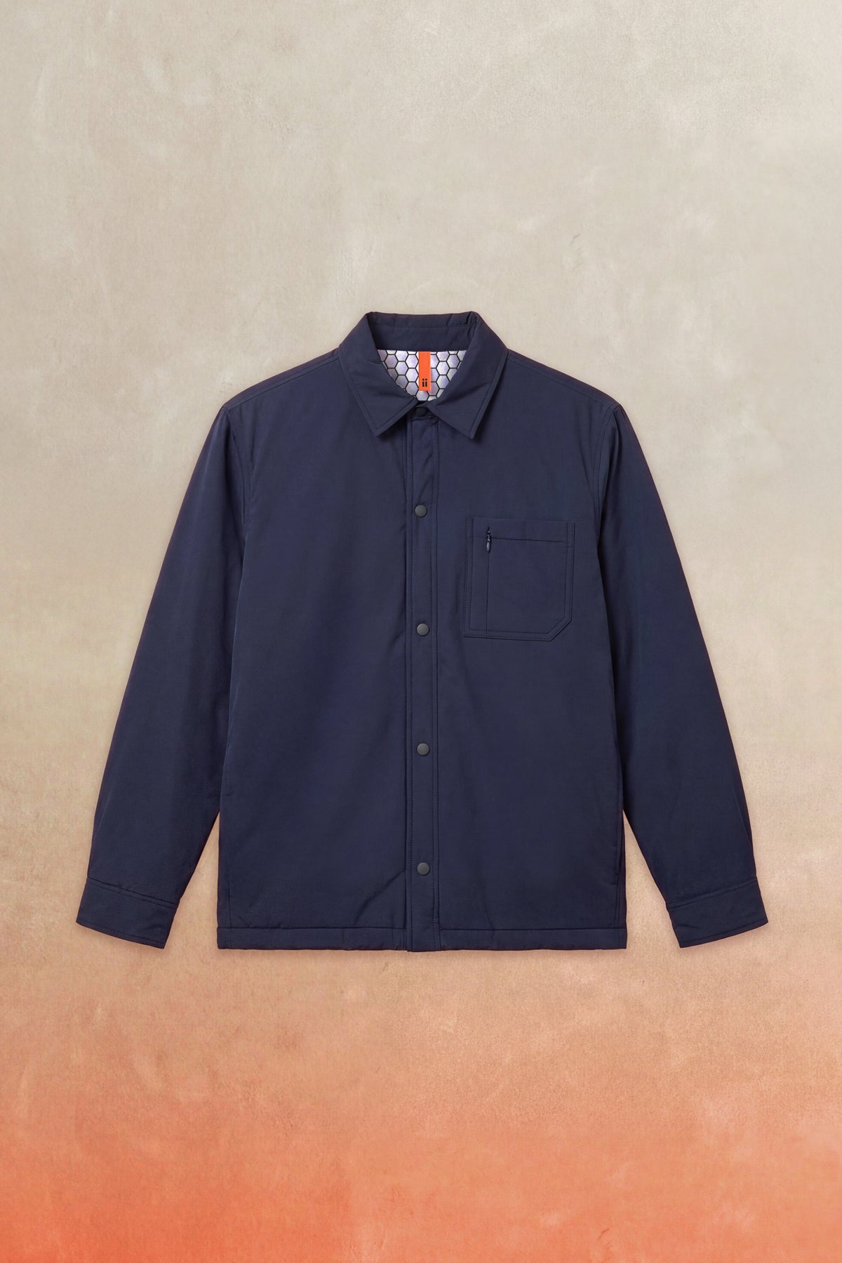 Chaqueta acolchada hombre azul marino